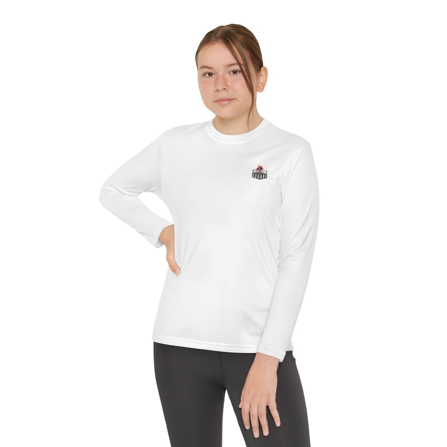 Boys Long Sleeve Shirts - Youth Long Sleeve Sports Tee With Boxing Design