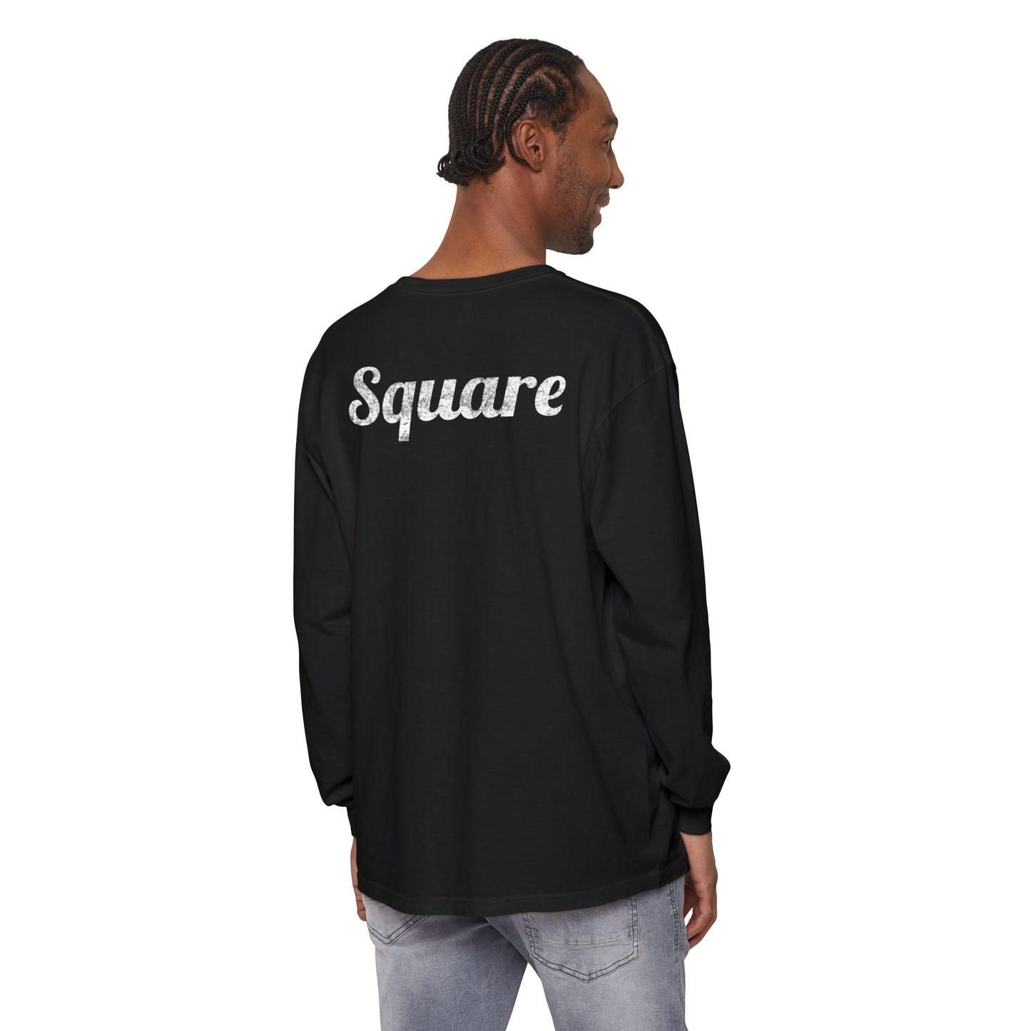 Long Sleeve Shirt - Casual Long Sleeve Tee With Vintage Feel