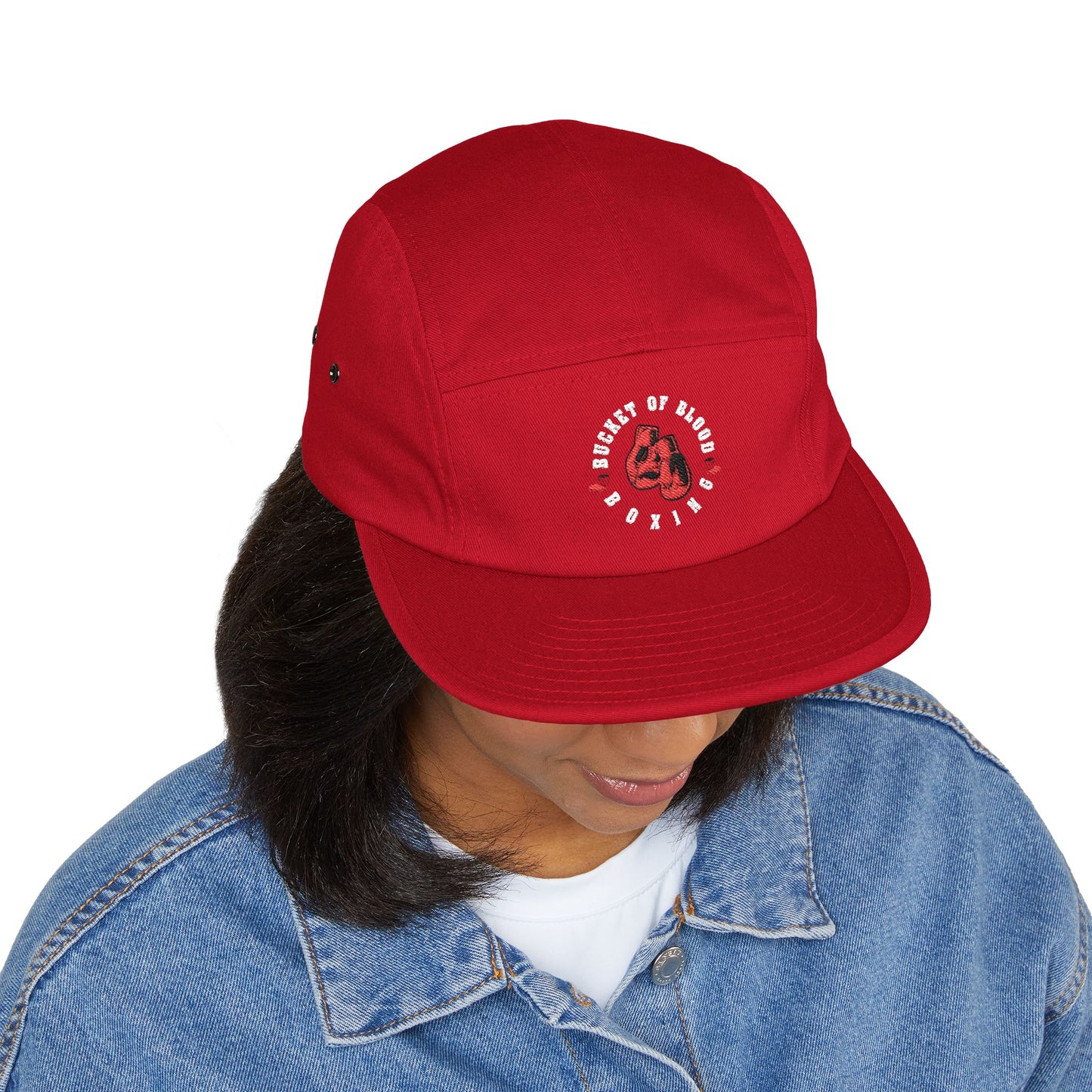5 Panel Hat - Embroidered Casual Streetwear Cap