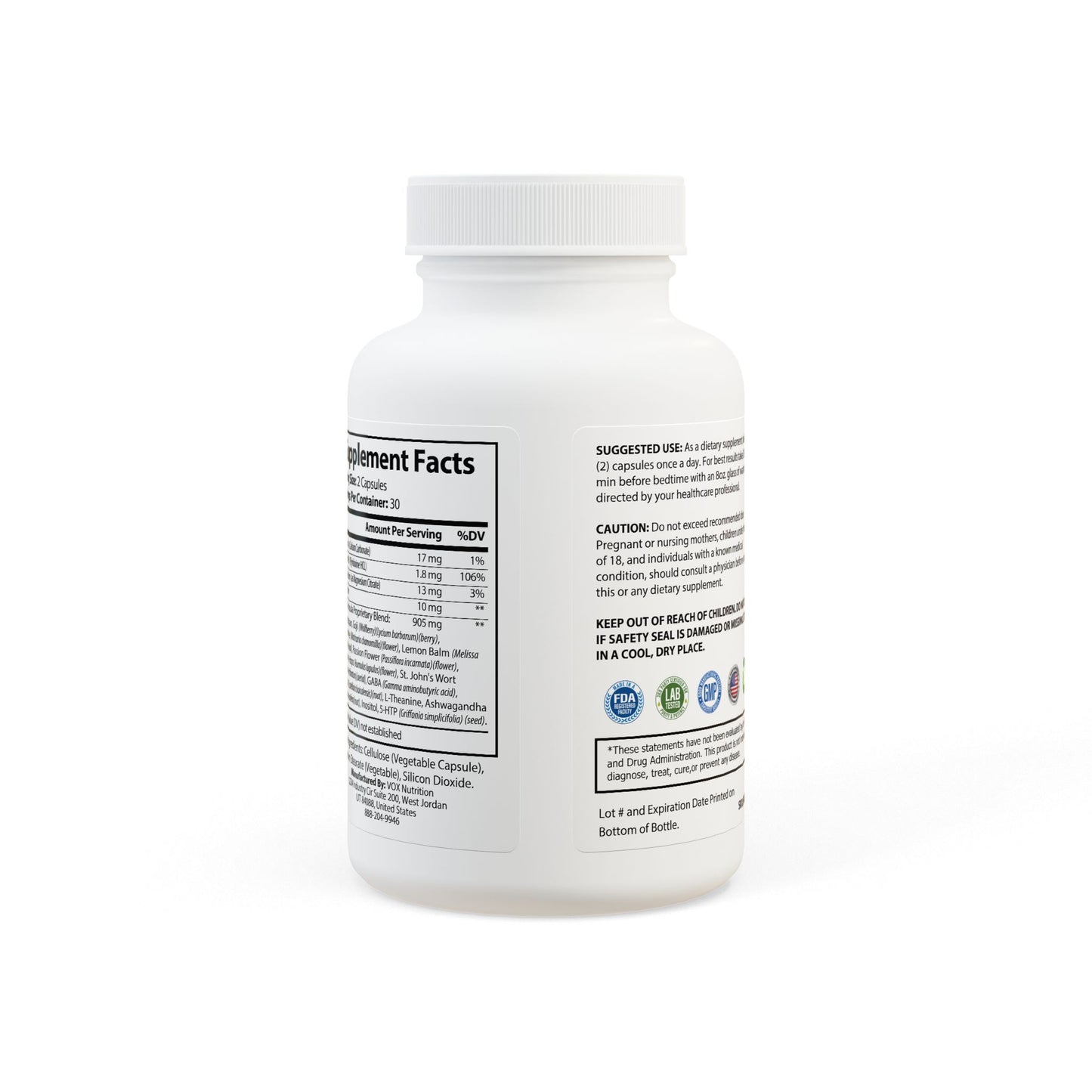 Sleep Supplement - Herbal Sleep Supplement Capsules