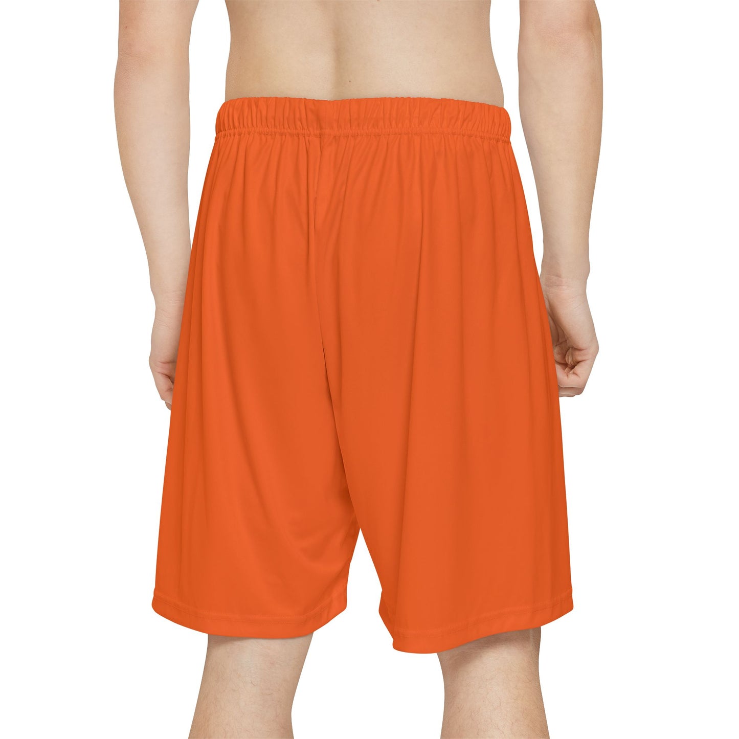 Men's Sport Shorts - Orange, Activewear, Sporty, Casual Wear