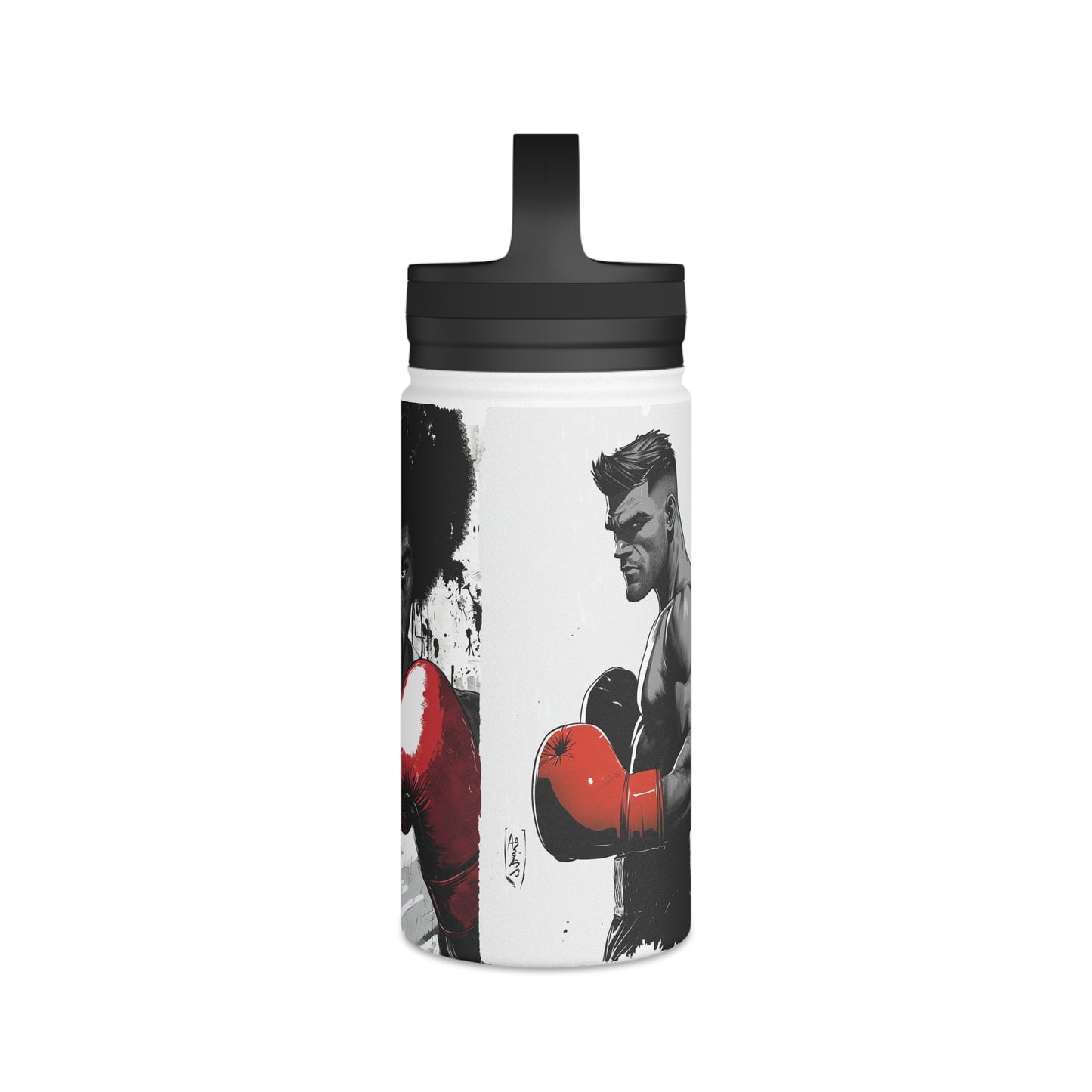 Boxer Inspired Water Bottle -  Hydration Bottle Stainless Steel