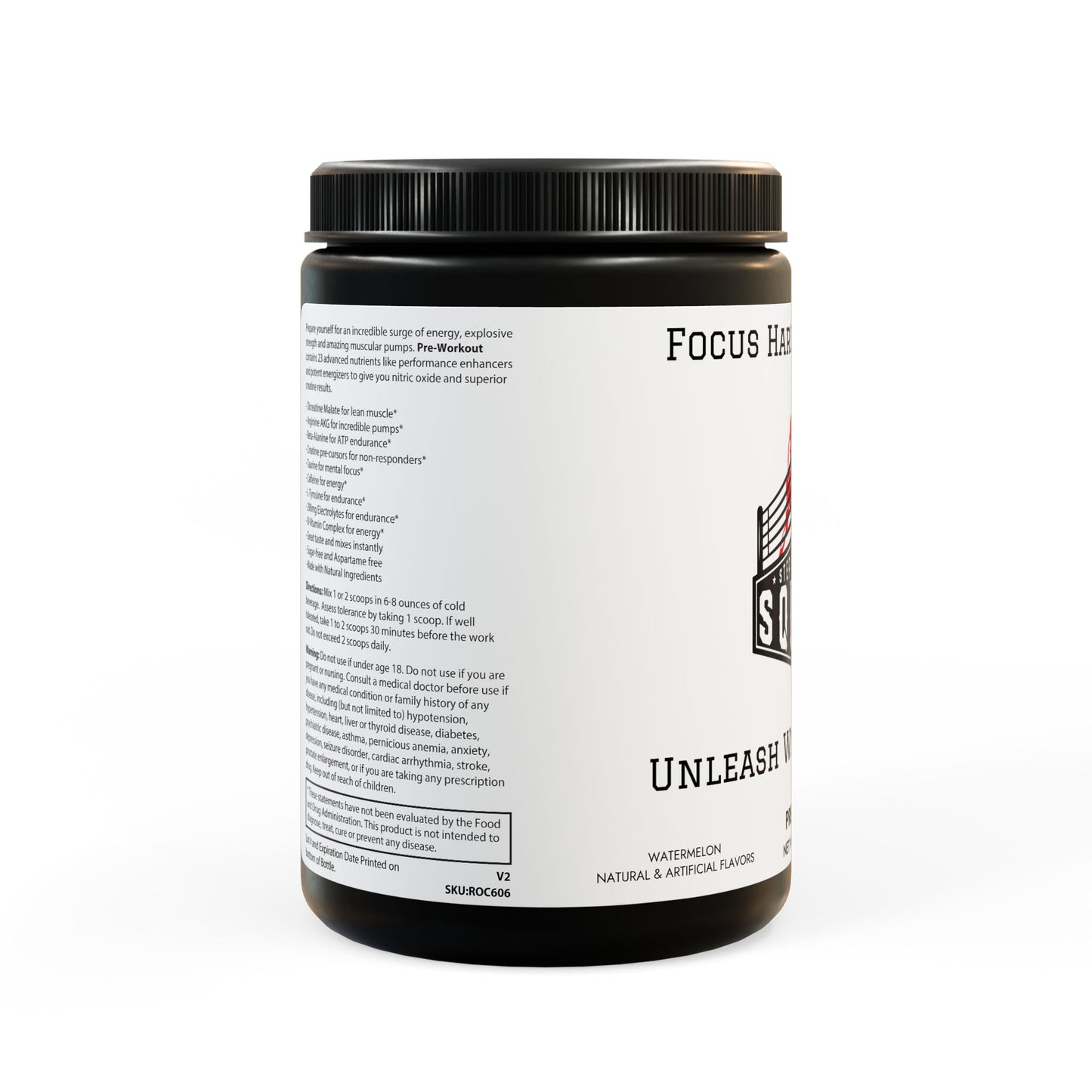 Best Pre Workout - Watermelon - Non-GMO Pre-Workout Powder