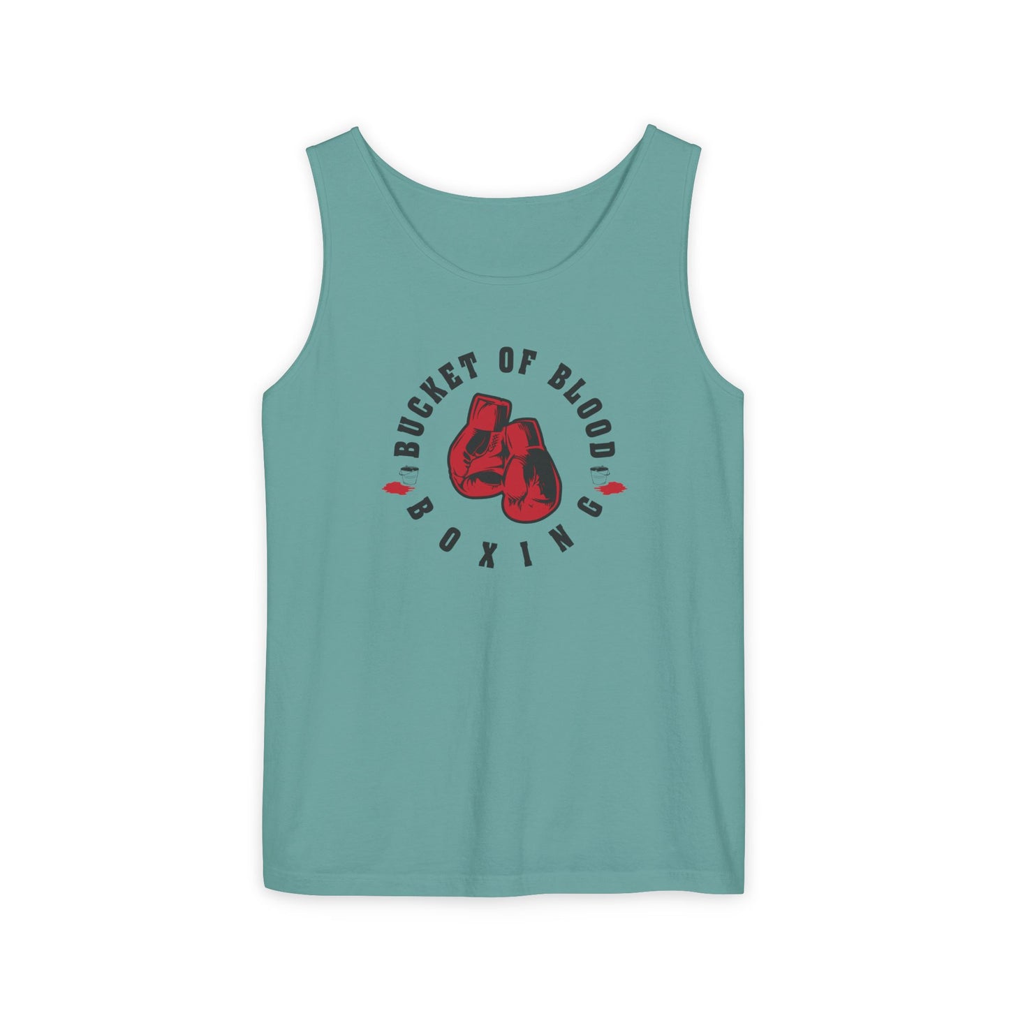 Mens Tank Tops -"Bucket of Blood" - Boxing Gym Tank Top