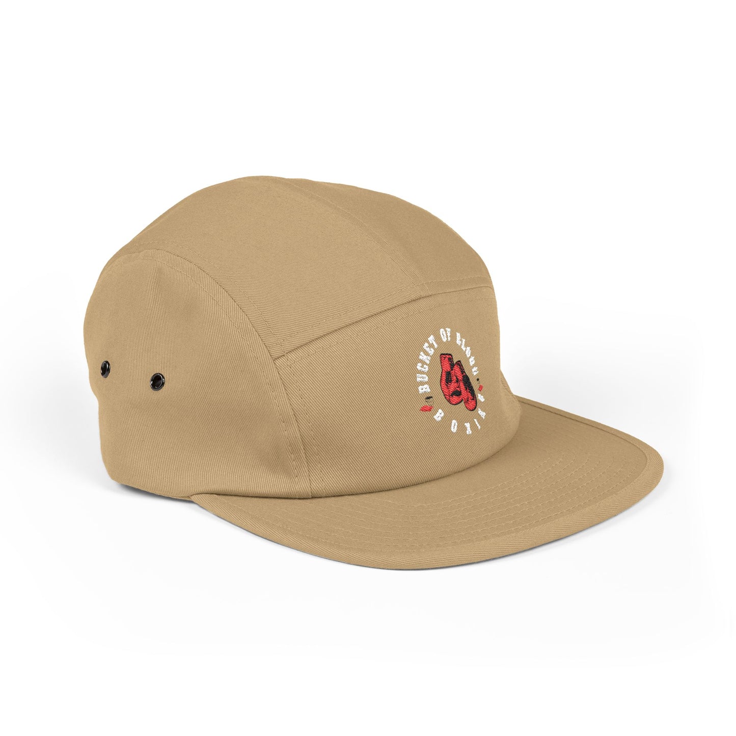 5 Panel Hat - Embroidered Casual Streetwear Cap