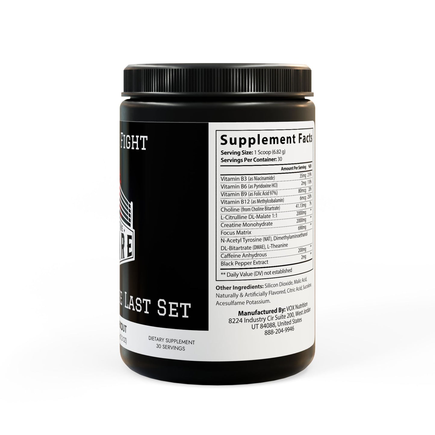 Pre-Workout - Pre‑Workout Powder Fruit Punch Flavor