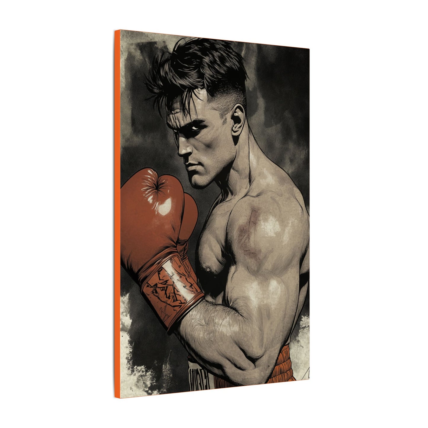 Vintage Boxing Wall Art - Boxer Art Canvas Print