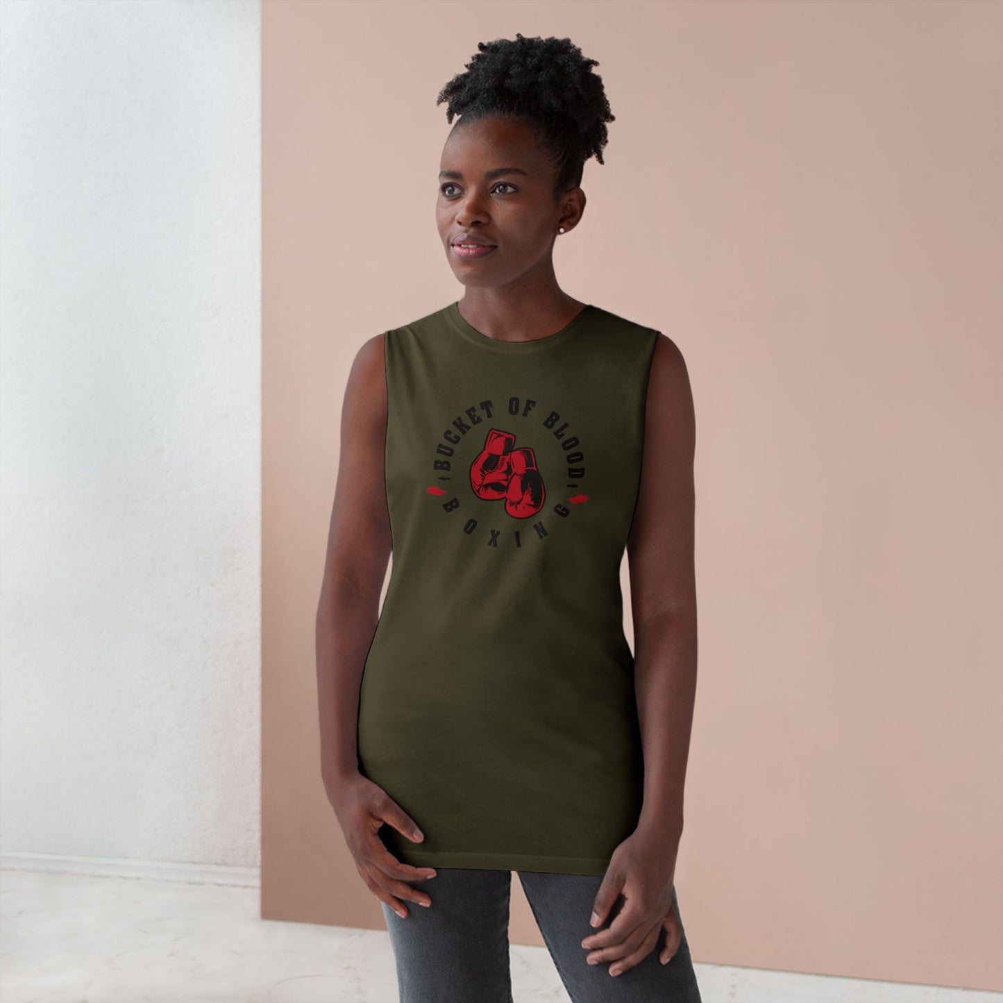 Tank Top - “Bucket of Blood” Retro Boxing Fitness Tank