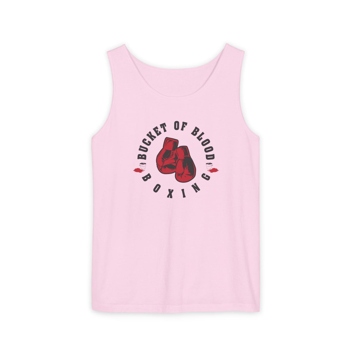Mens Tank Tops -"Bucket of Blood" - Boxing Gym Tank Top