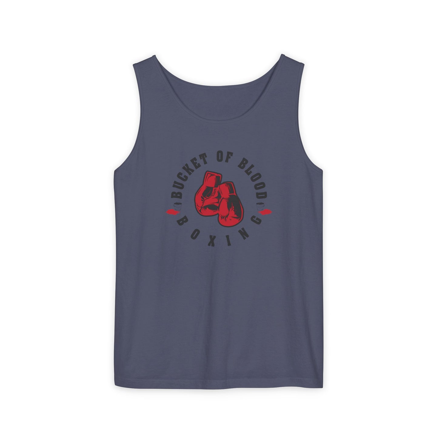 Mens Tank Tops -"Bucket of Blood" - Boxing Gym Tank Top
