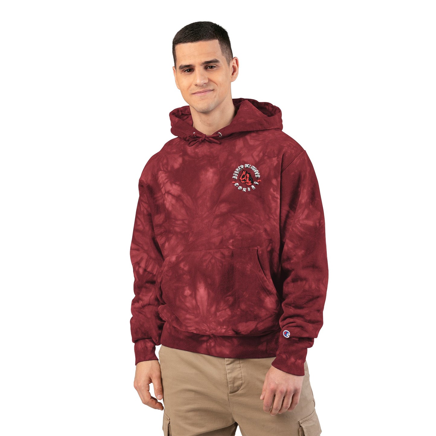 Tie Dye Hoodie - Embroidered Hoodie