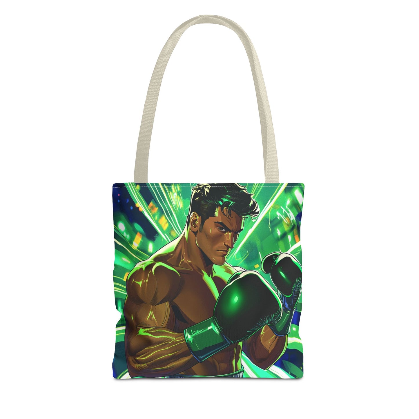 Tote Bag — Vibrant Fighting Champion Illustration