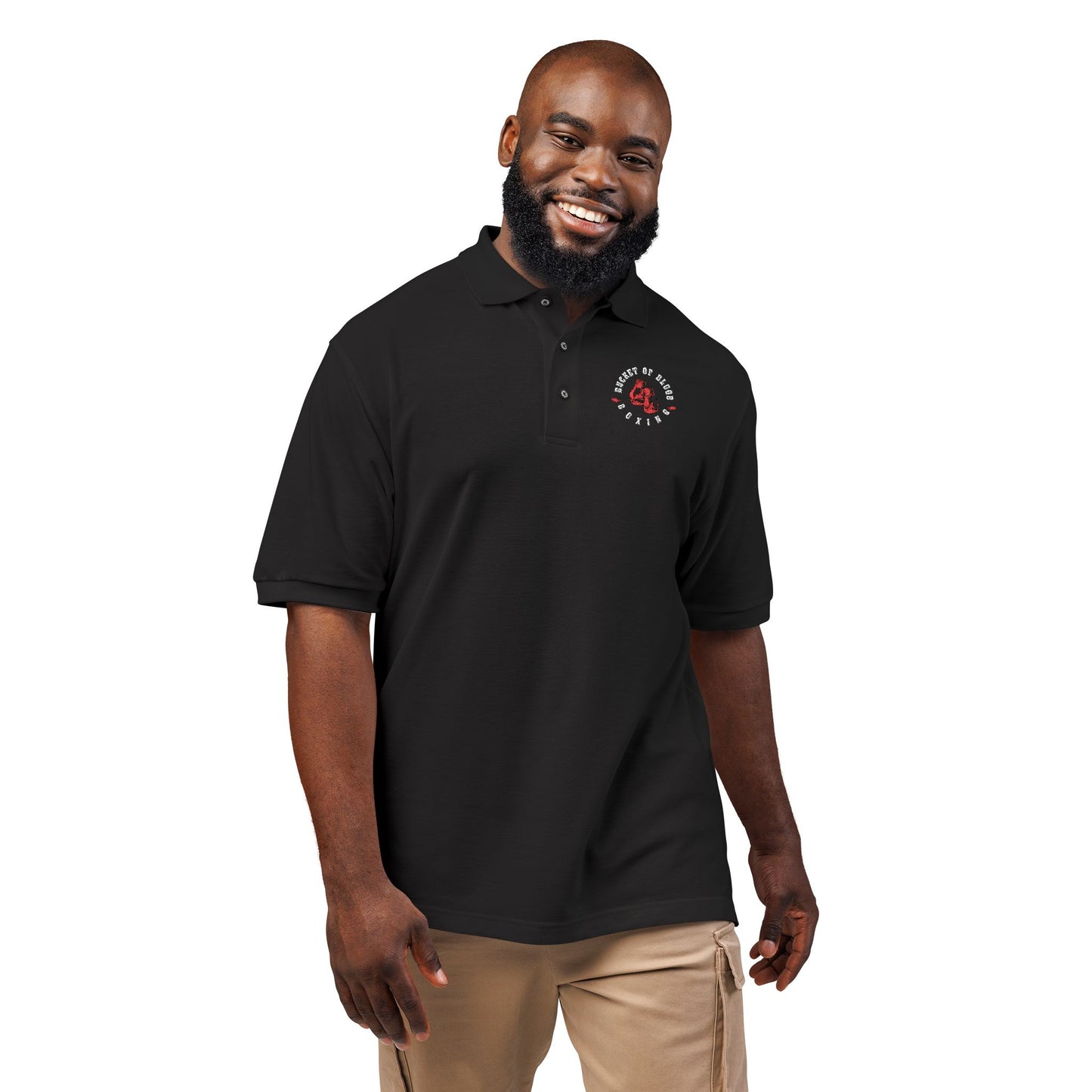 Polo - Embroidered Bucket of Blood Polo Shirt