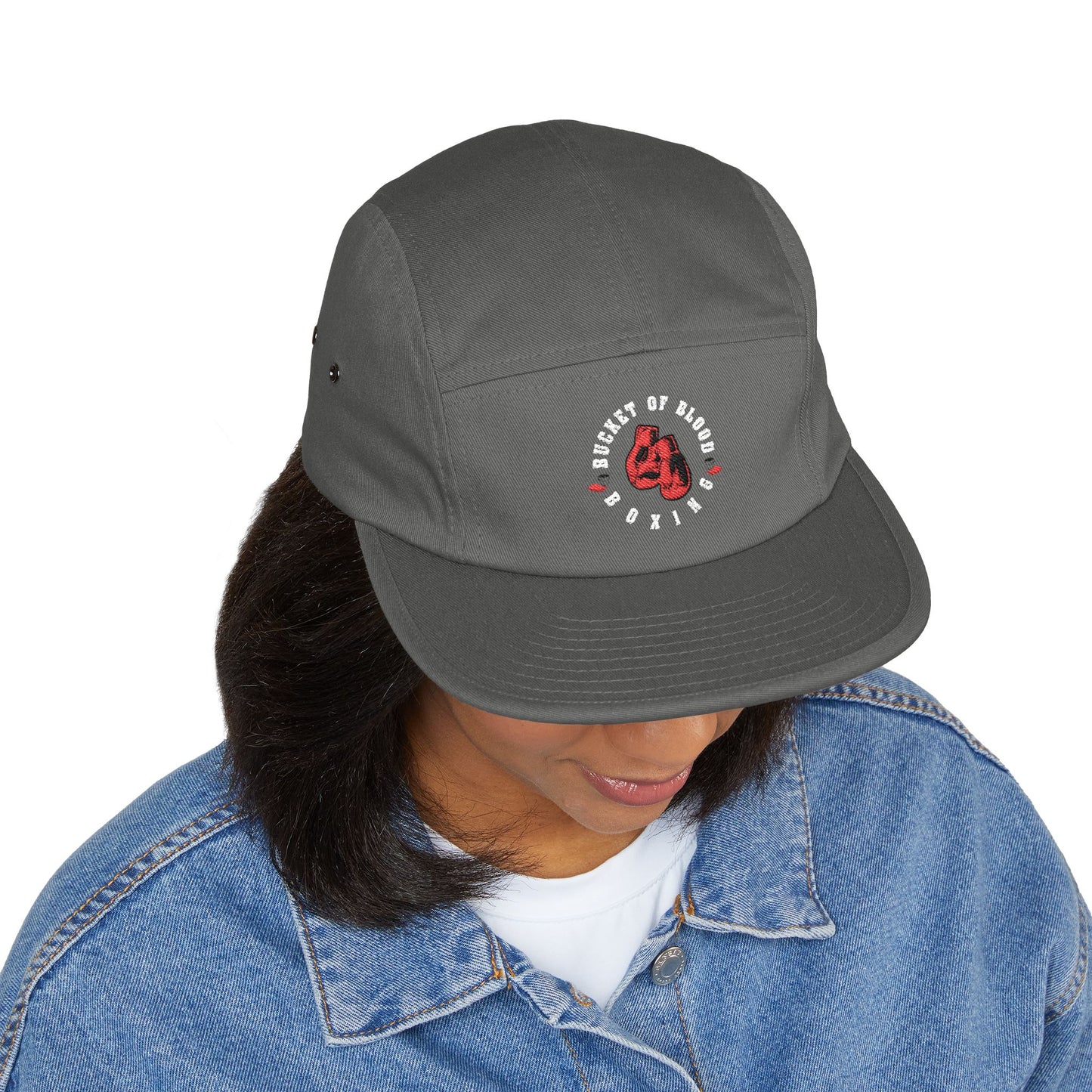 5 Panel Hat - Embroidered Casual Streetwear Cap