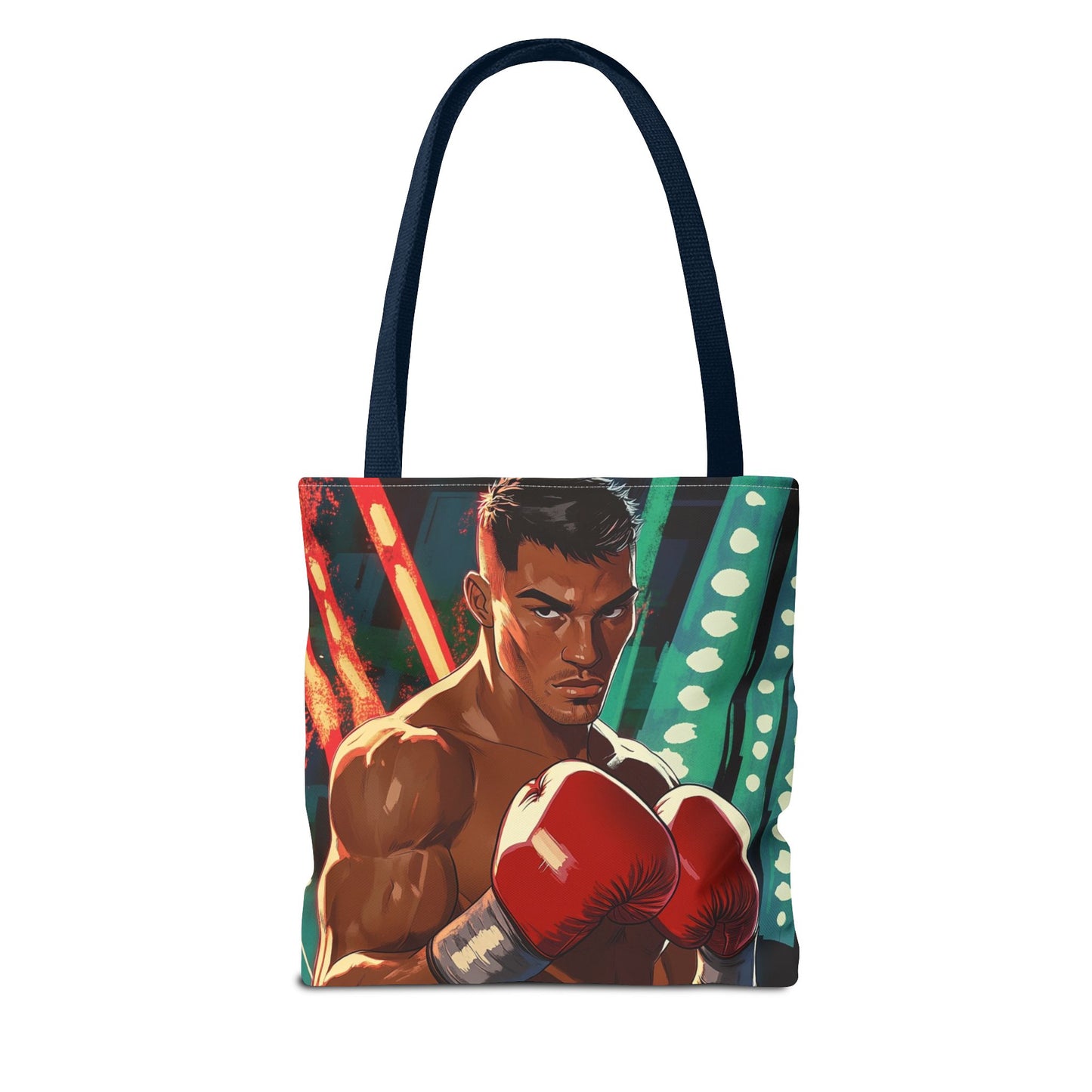 Tote Bag — Vibrant Fighting Champion Illustration
