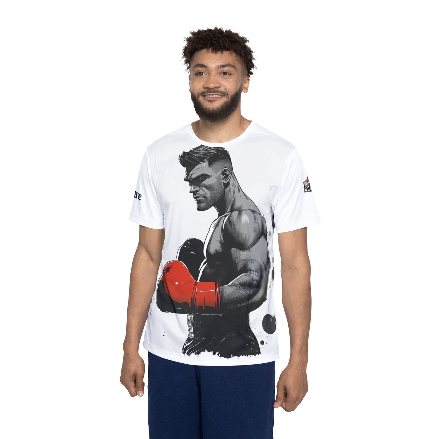 Sports Jersey - Boxing Graphic Tee, Sports Event Apparel