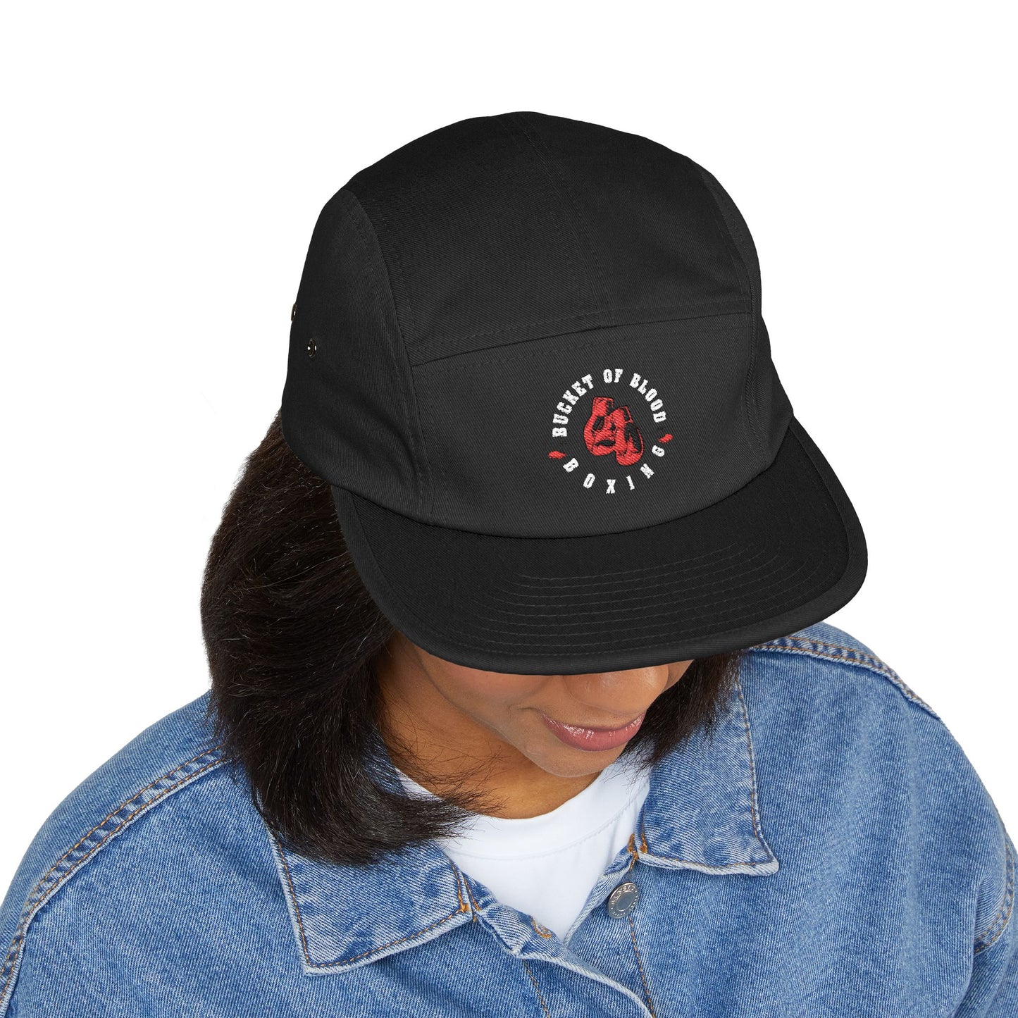 5 Panel Hat - Embroidered Casual Streetwear Cap