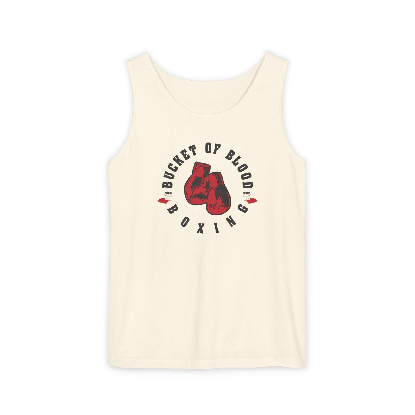 Mens Tank Tops -"Bucket of Blood" - Boxing Gym Tank Top