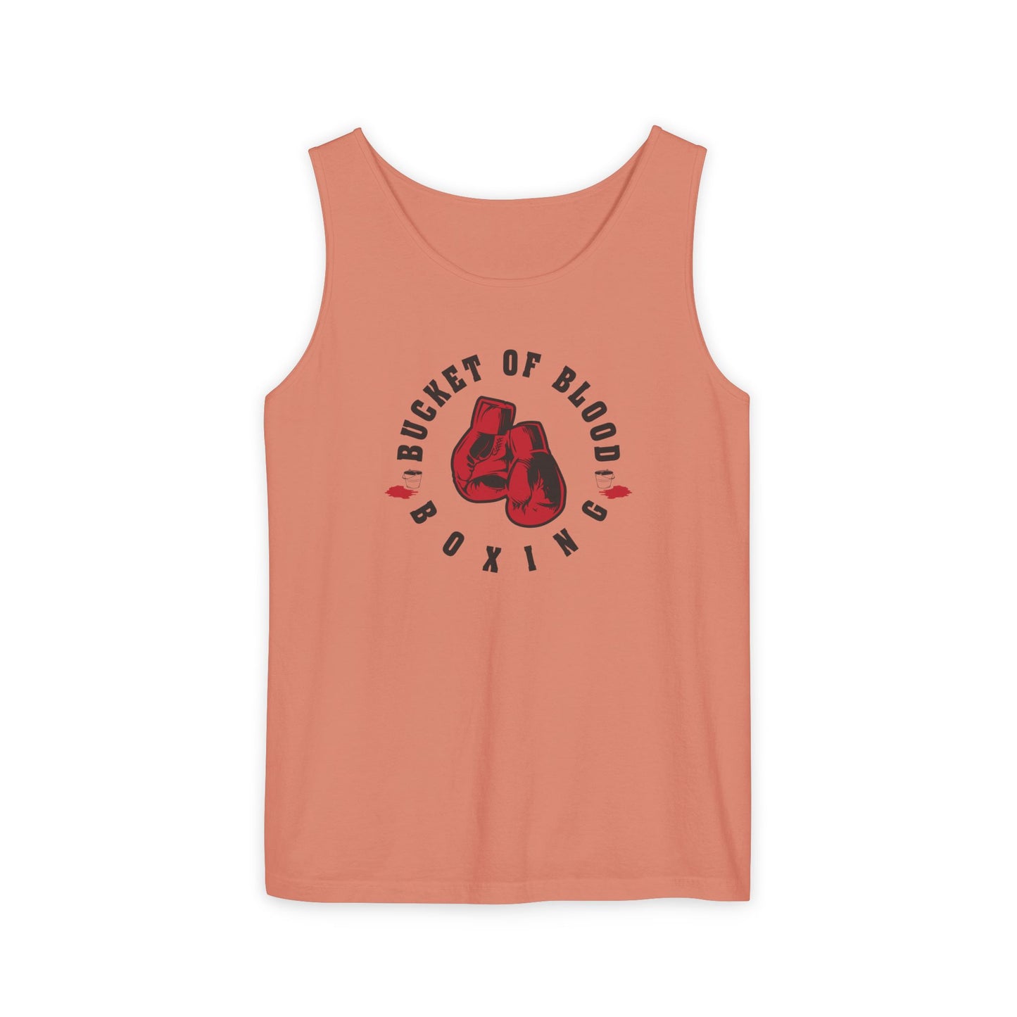 Mens Tank Tops -"Bucket of Blood" - Boxing Gym Tank Top
