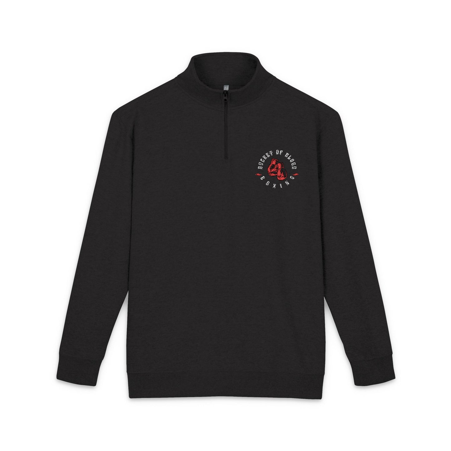 Fleece Jacket - Cozy Zip-Neck Fleece Sweatshirt
