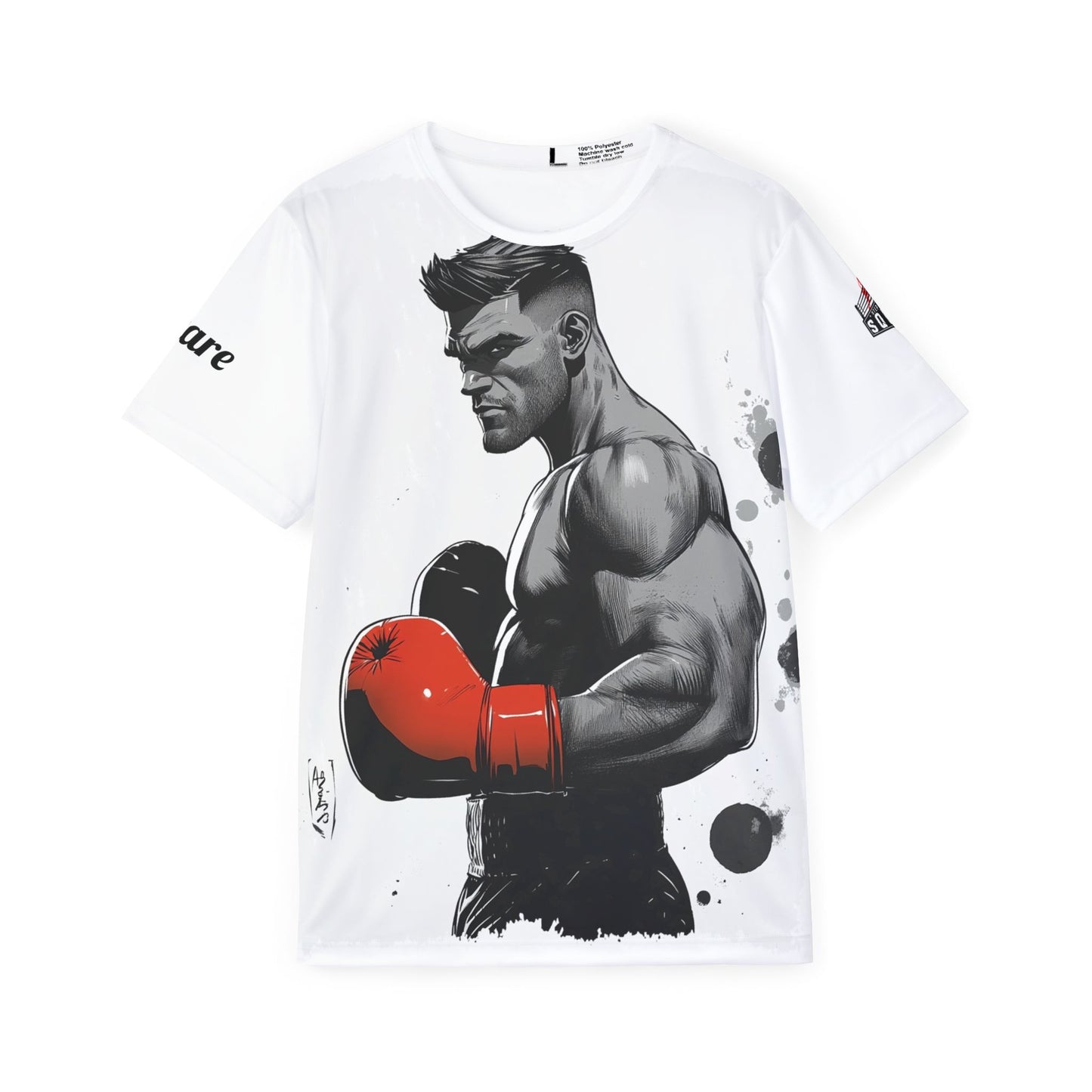 Sports Jersey - Boxing Graphic Tee, Sports Event Apparel