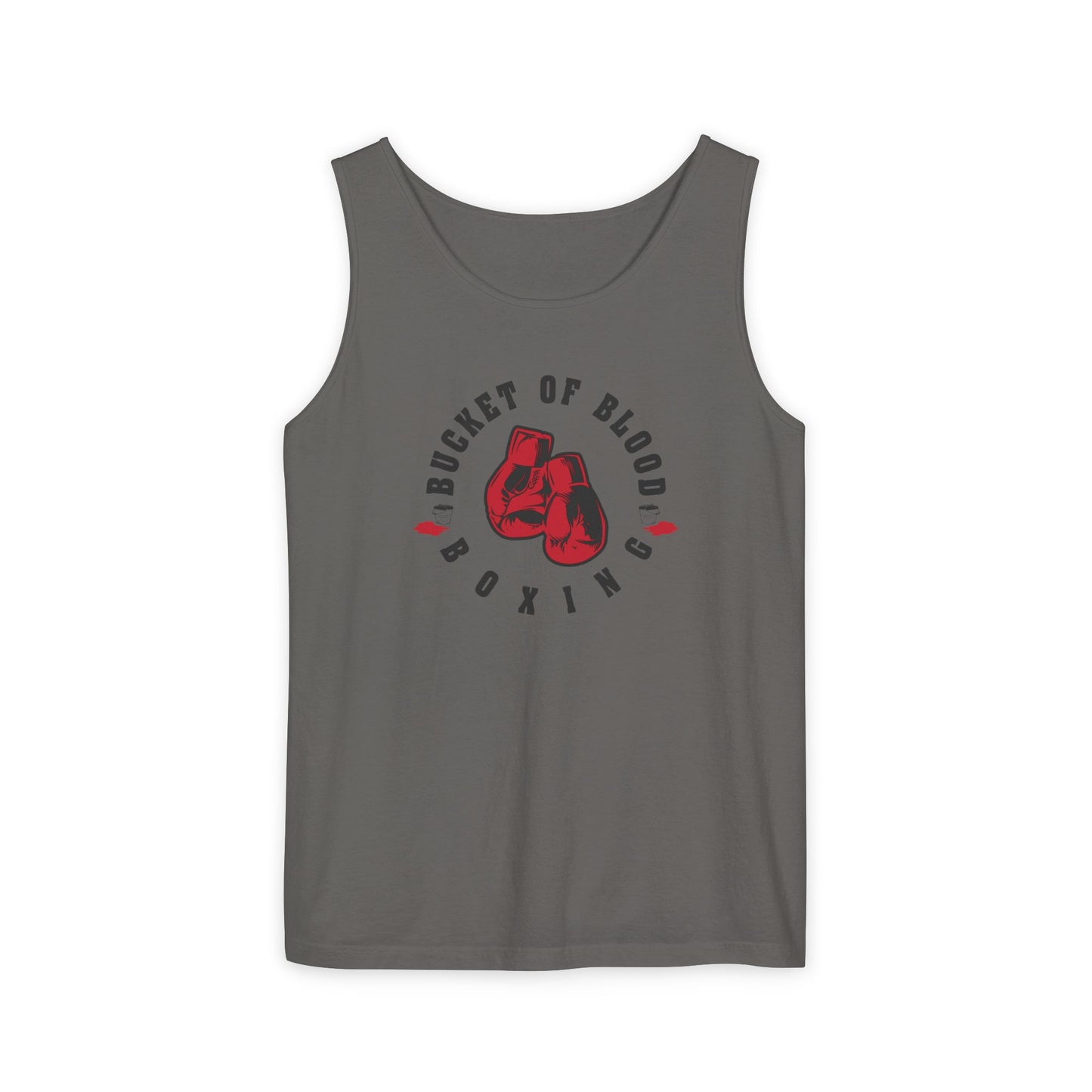 Mens Tank Tops -"Bucket of Blood" - Boxing Gym Tank Top