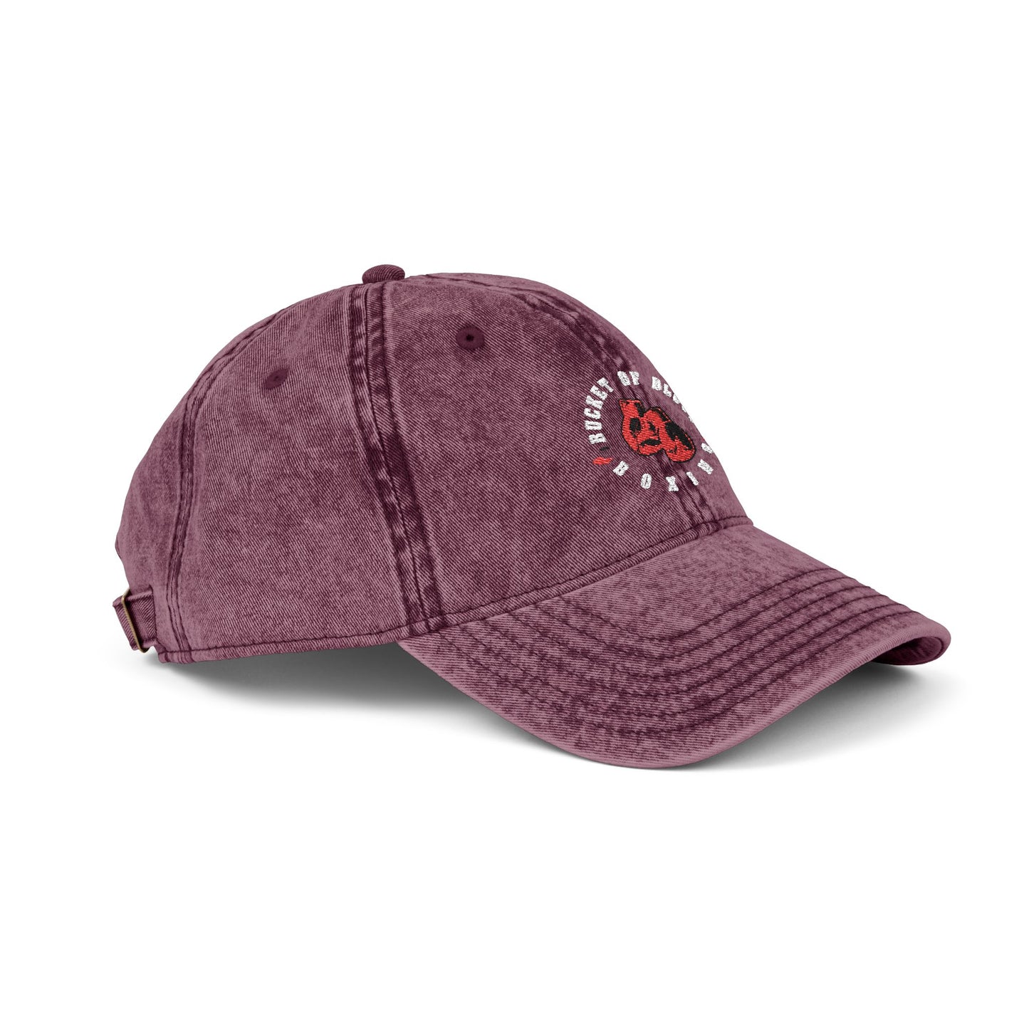 Cap - Retro Embroidered Boxing Logo Cap