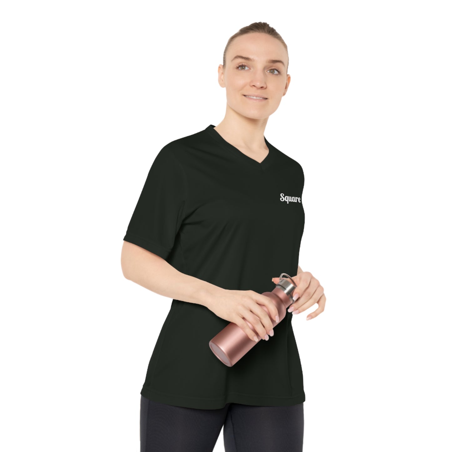 V Neck T Shirts - Boxing-Inspired Women's Performance V-Neck T-Shirt