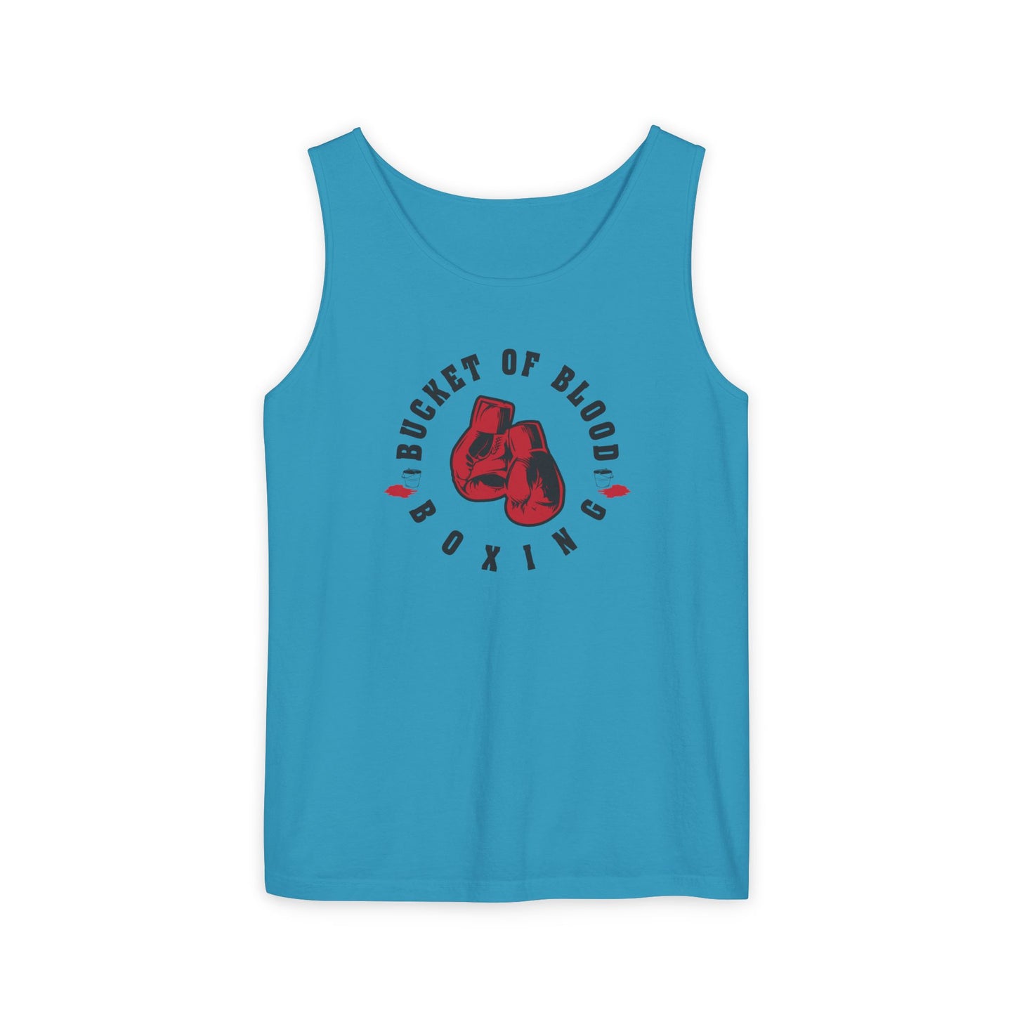 Mens Tank Tops -"Bucket of Blood" - Boxing Gym Tank Top