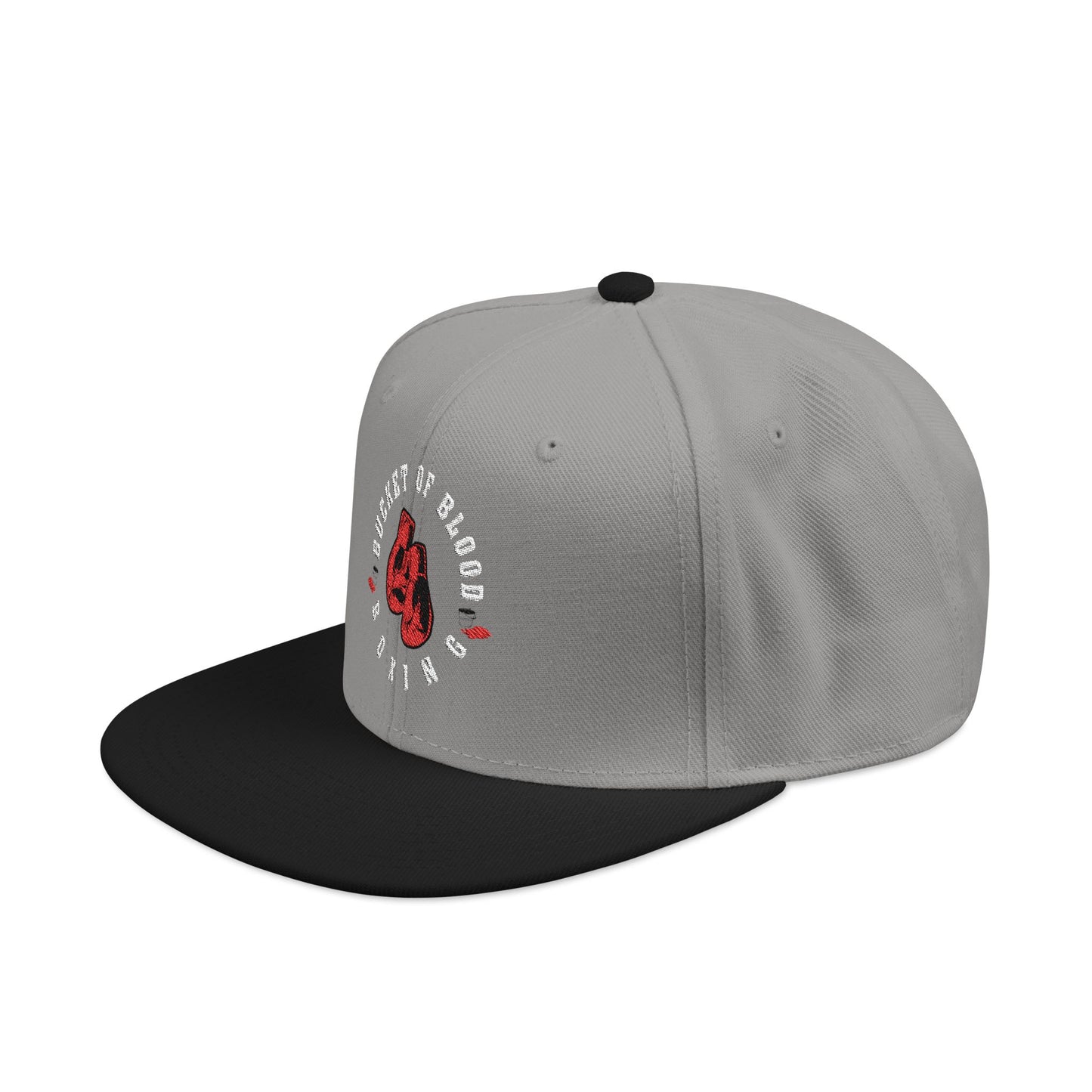 Snapback - Embroidered Snapback Hat - Bucket of Blood