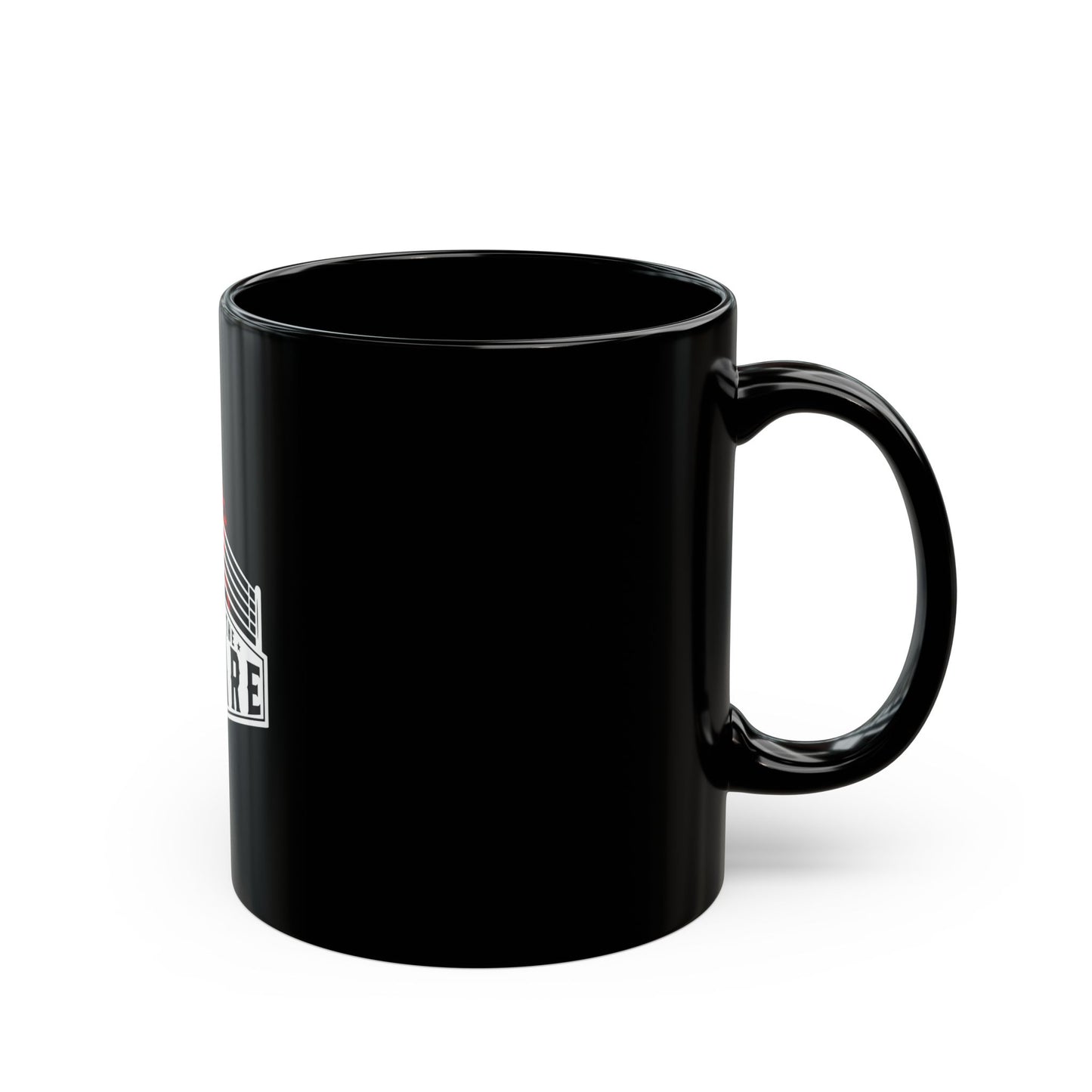 Coffee Mugs - 'Square' Black Mug
