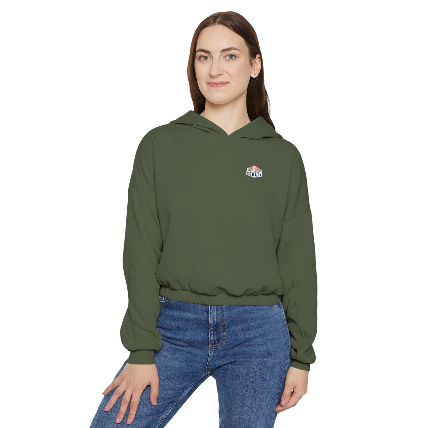 Gym Clothing Brands - Women's Cinched Bottom Hoodie