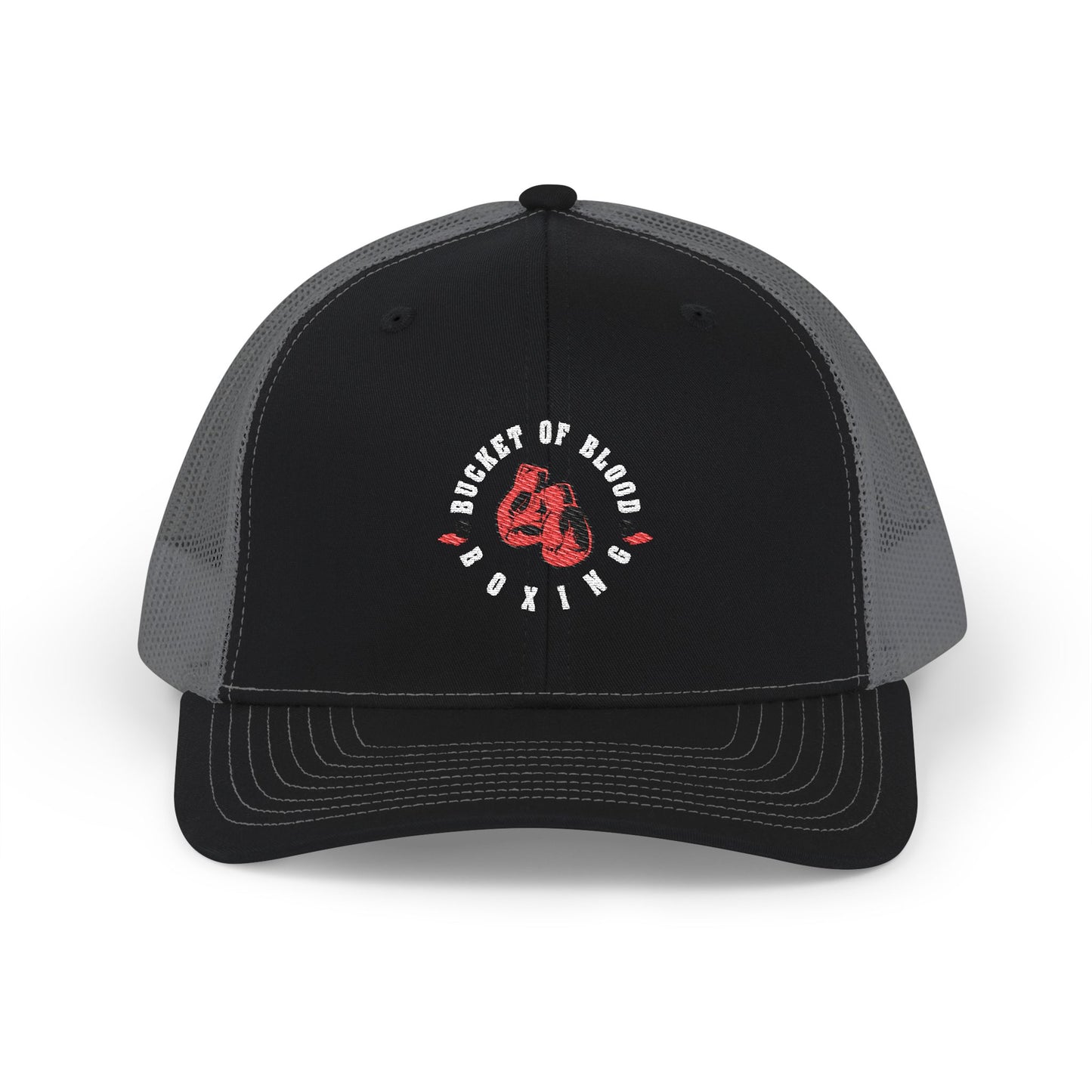 Trucker Hats - Embroidered Boxing Logo Trucker Hat