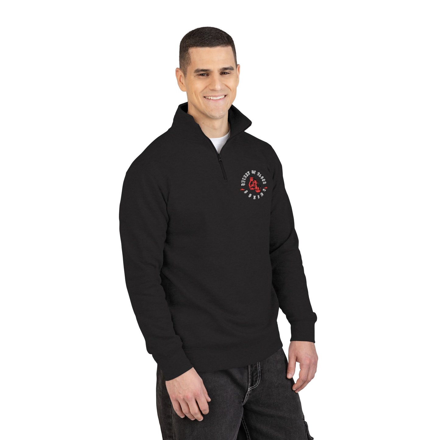Fleece Jacket - Cozy Zip-Neck Fleece Sweatshirt