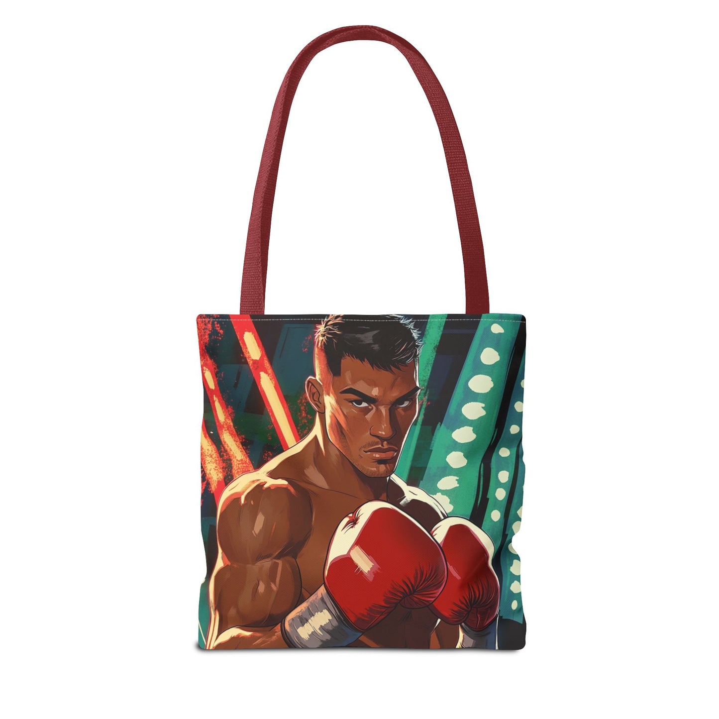 Tote Bag — Vibrant Fighting Champion Illustration