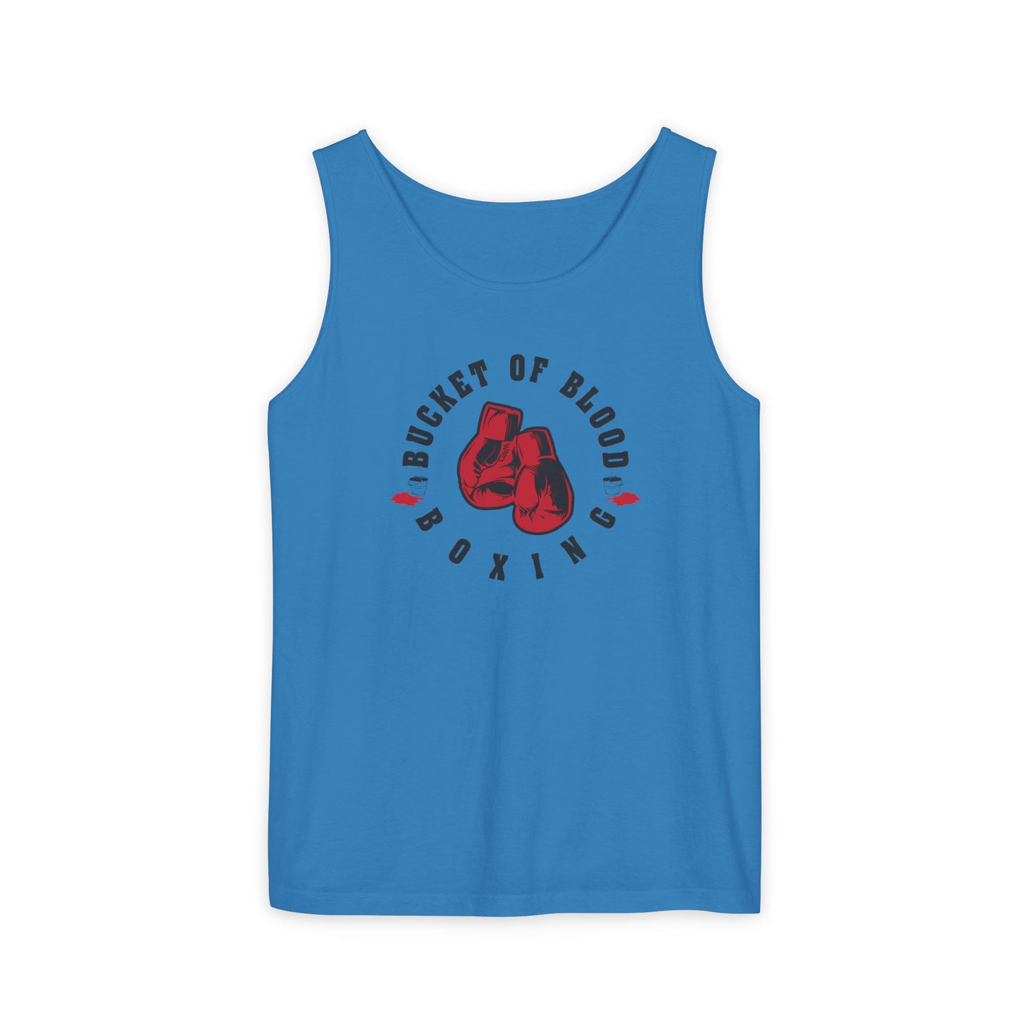Mens Tank Tops -"Bucket of Blood" - Boxing Gym Tank Top