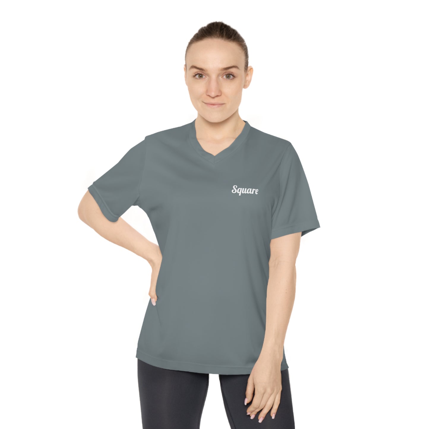 V Neck T Shirts - Boxing-Inspired Women's Performance V-Neck T-Shirt