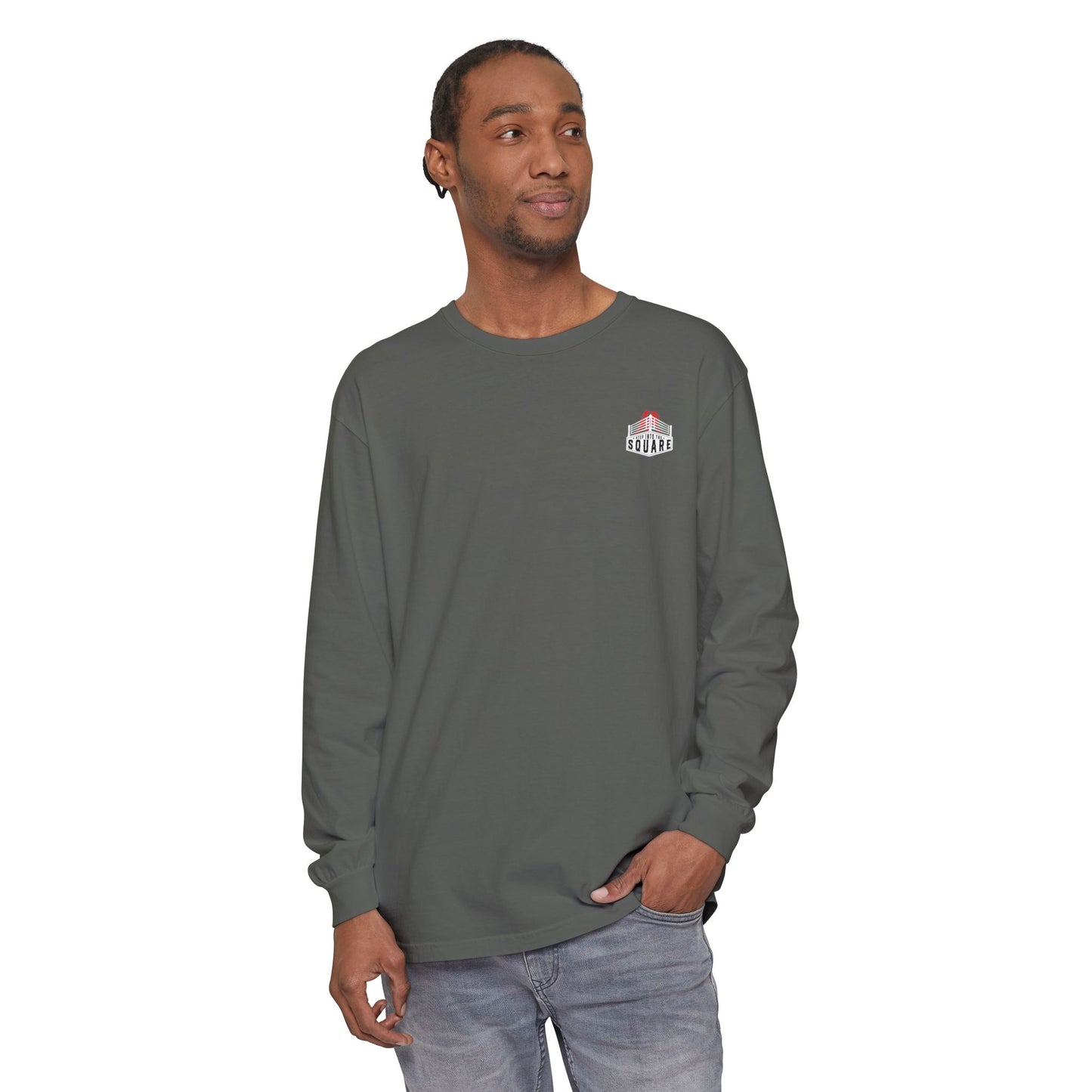 Long Sleeve Shirt - Casual Long Sleeve Tee With Vintage Feel