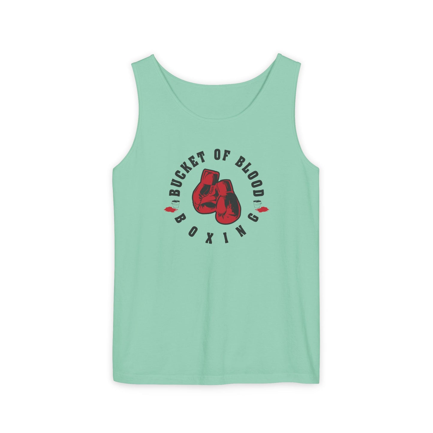 Mens Tank Tops -"Bucket of Blood" - Boxing Gym Tank Top