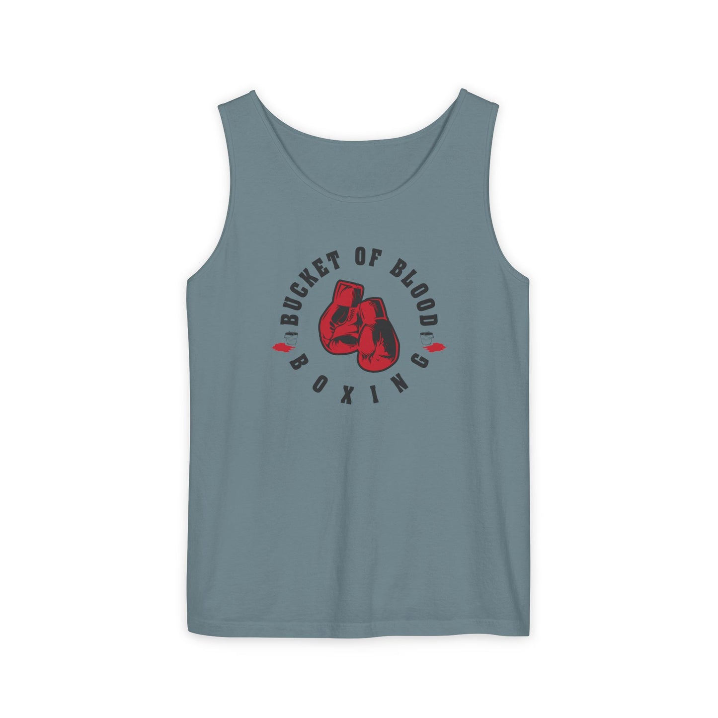 Mens Tank Tops -"Bucket of Blood" - Boxing Gym Tank Top