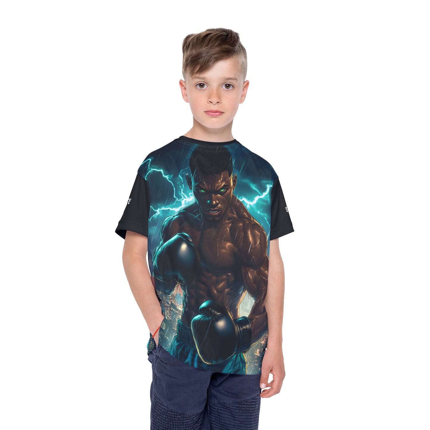 Jersey -  Bold Athletic Shirt For Young Fighters, Sports Gift, Activewear For Boys