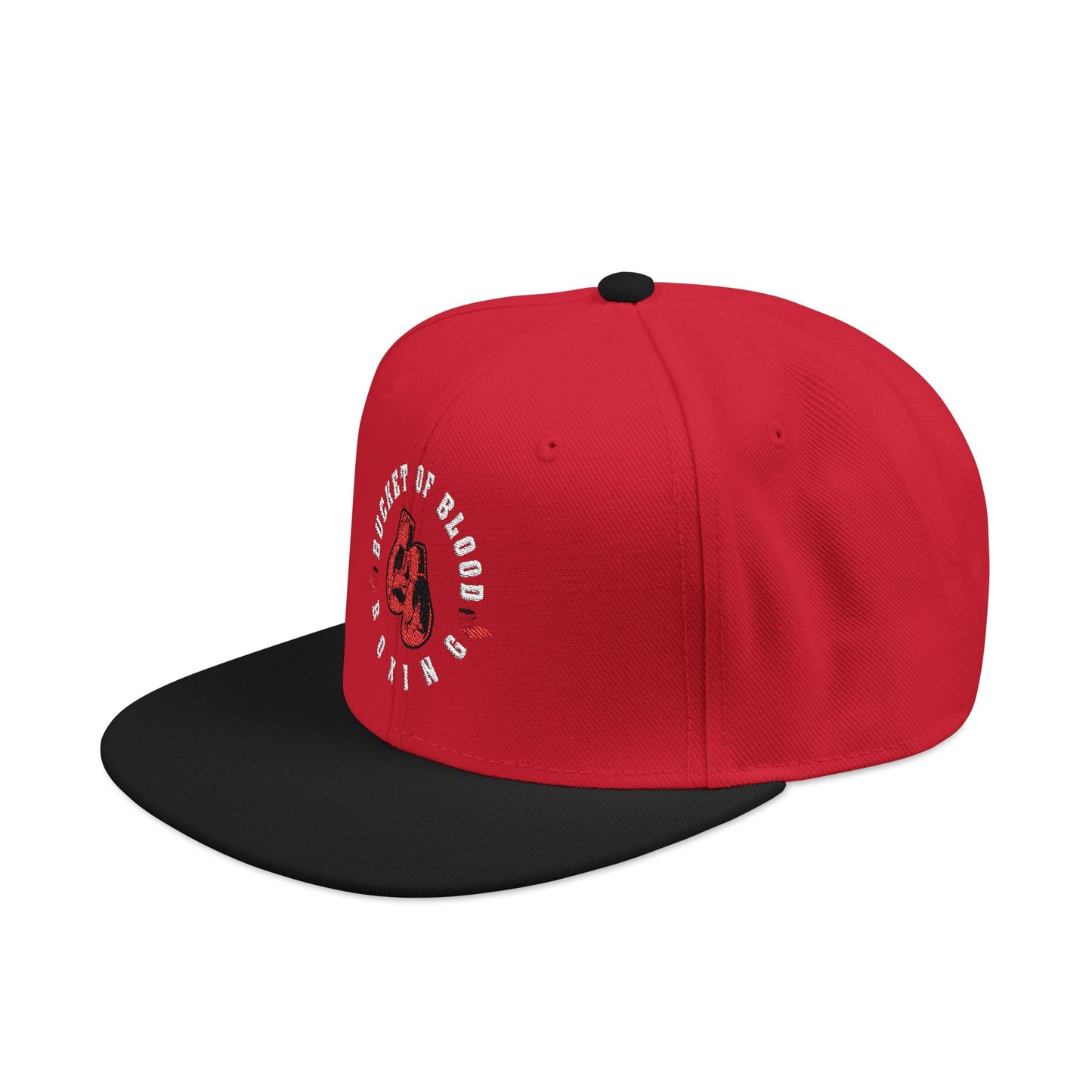 Snapback - Embroidered Snapback Hat - Bucket of Blood