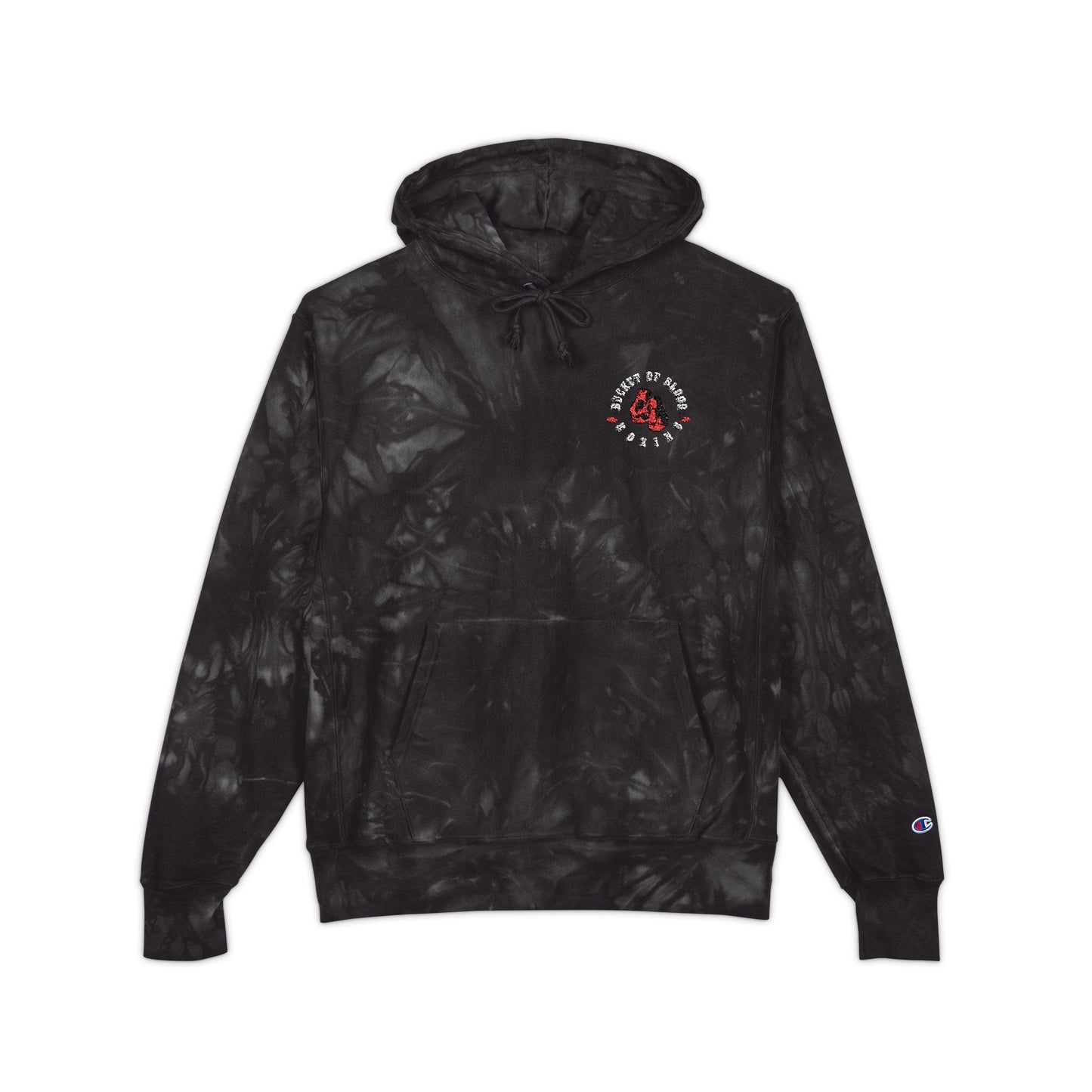 Tie Dye Hoodie - Embroidered Hoodie