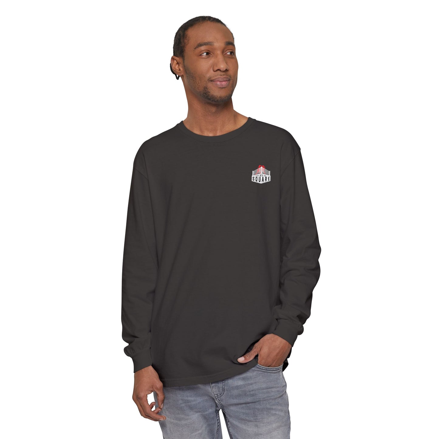 Long Sleeve Shirt - Casual Long Sleeve Tee With Vintage Feel