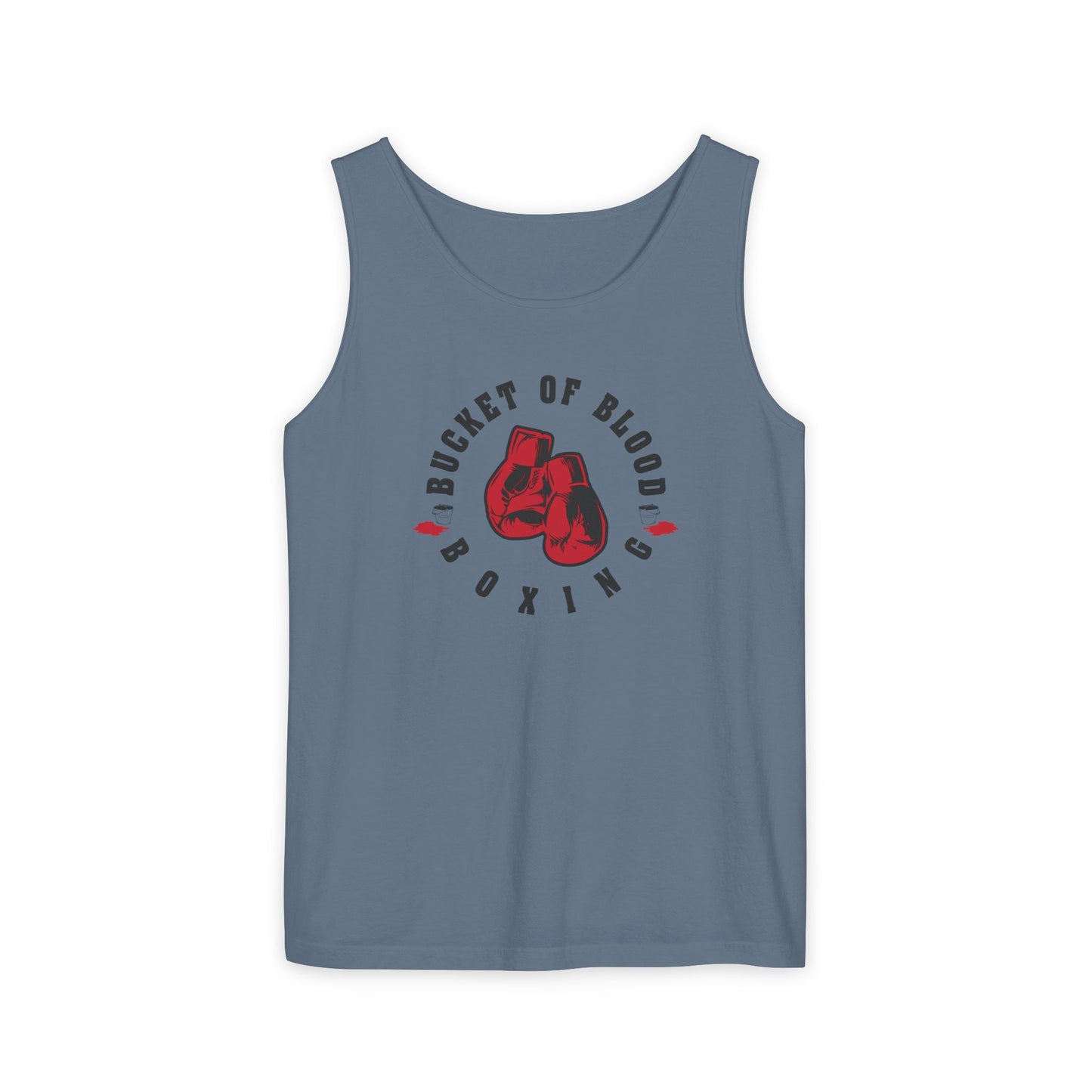 Mens Tank Tops -"Bucket of Blood" - Boxing Gym Tank Top