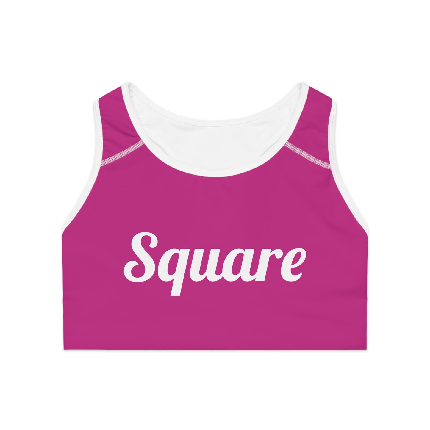 Bra - Sports Bra With 'Square' Design, Activewear For Fitness