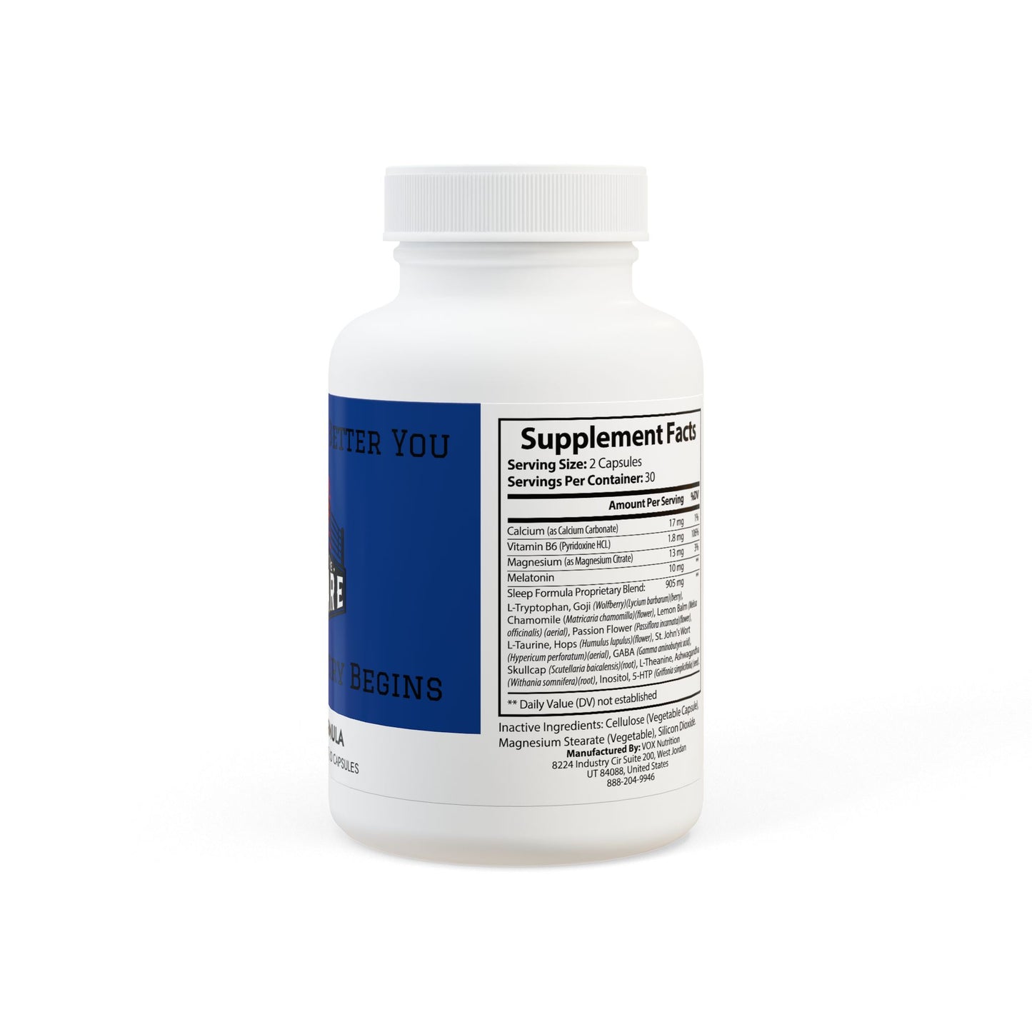 Sleep Supplement - Herbal Sleep Supplement Capsules