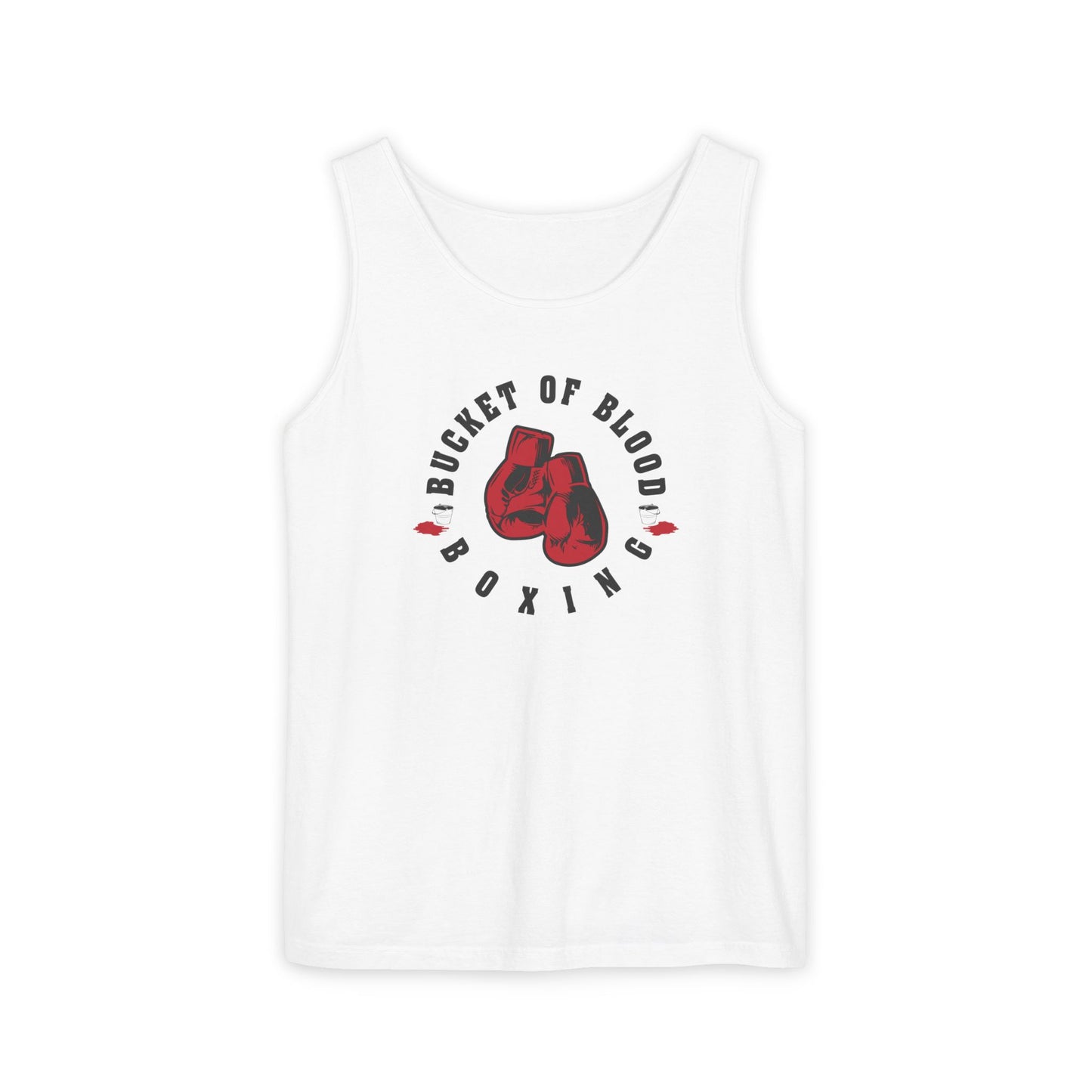 Mens Tank Tops -"Bucket of Blood" - Boxing Gym Tank Top