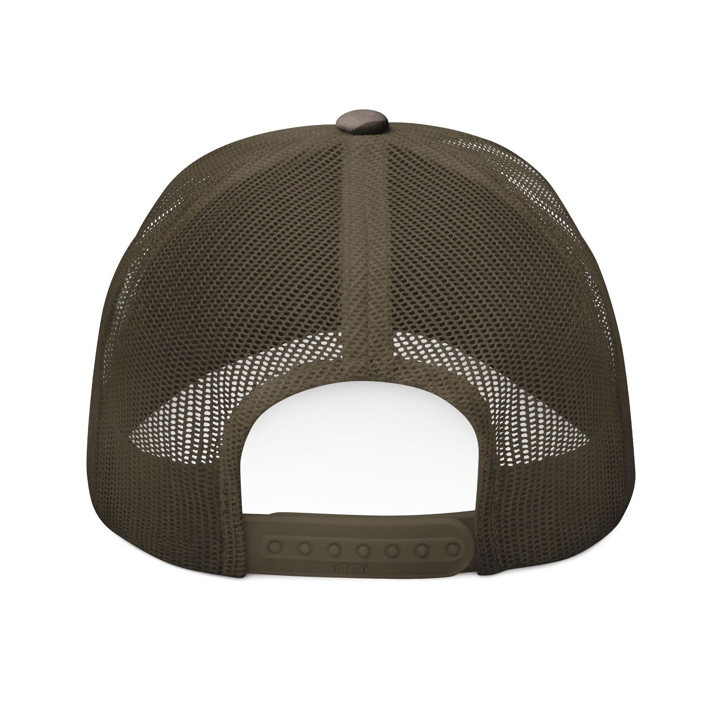 Trucker Hat - Embroidered “Bucket of Blood" Camo Hat