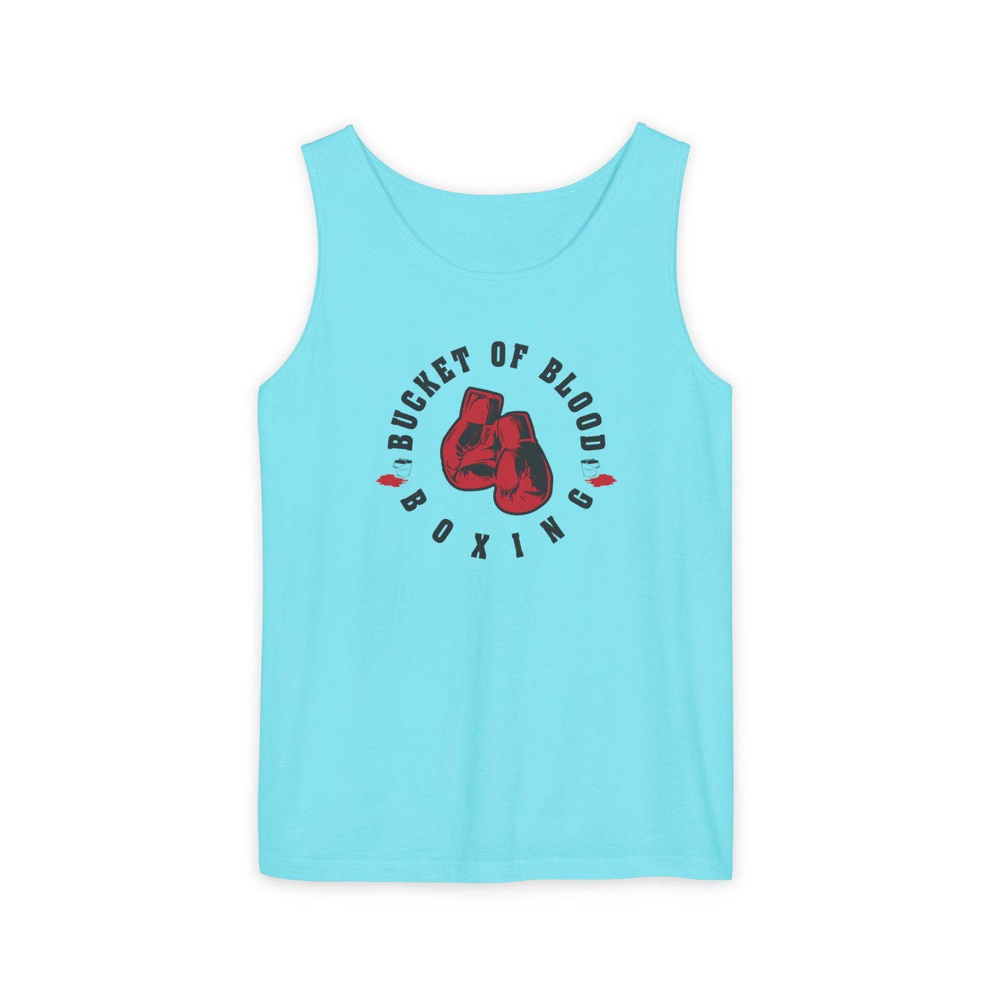 Mens Tank Tops -"Bucket of Blood" - Boxing Gym Tank Top